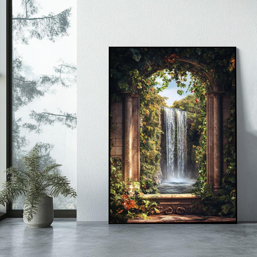 Baroque Waterfall poster sfeerbeeld 1