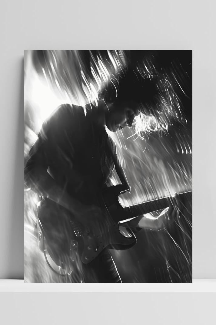 Rock Abstract op 3mm aluminium dibond