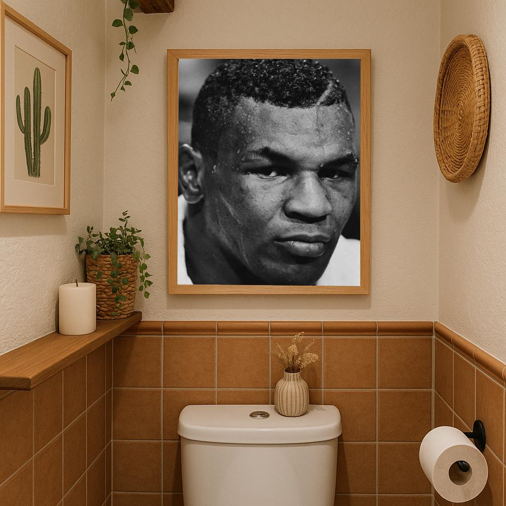 Mike Tyson B&W poster sfeerbeeld 3