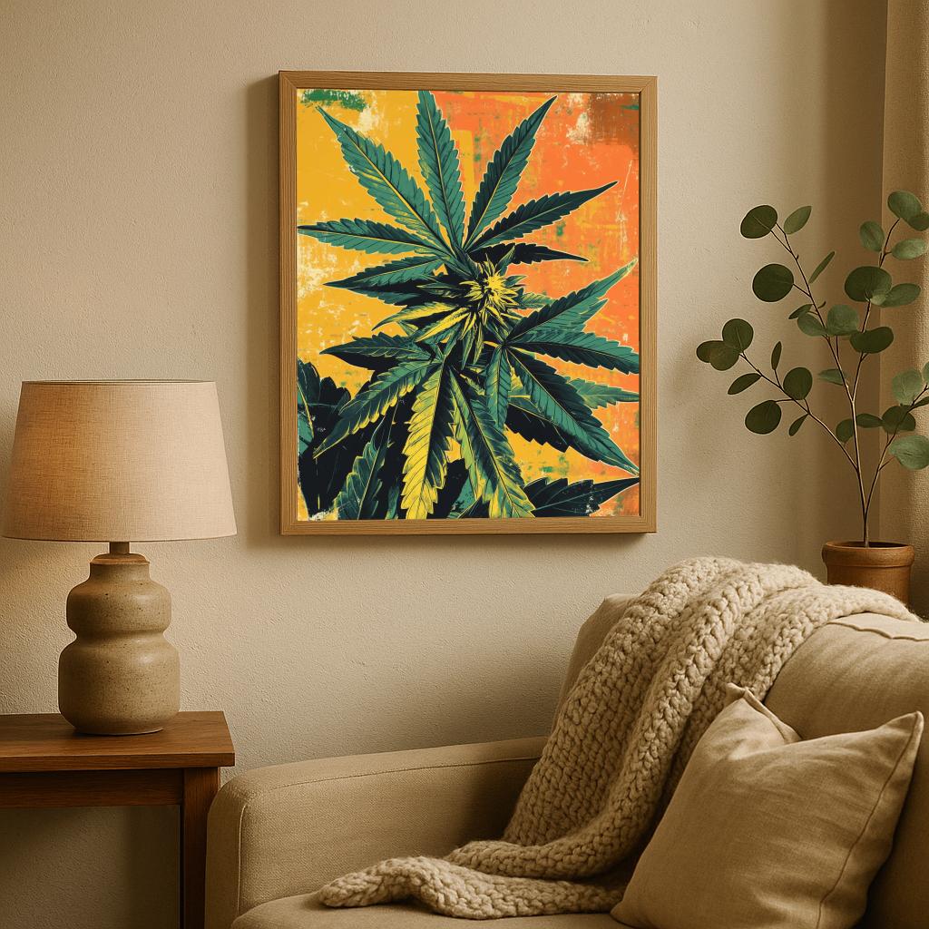 Cannabis Retro poster sfeerbeeld 1