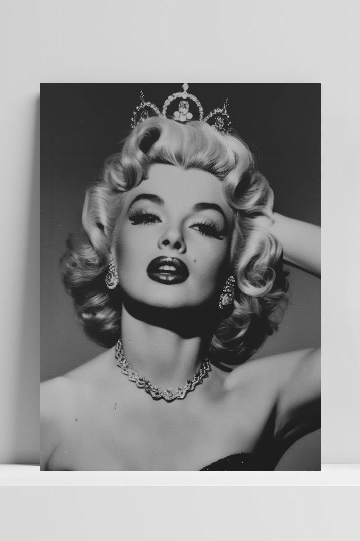 Marilyn Monroe Sieraden op 3mm aluminium dibond