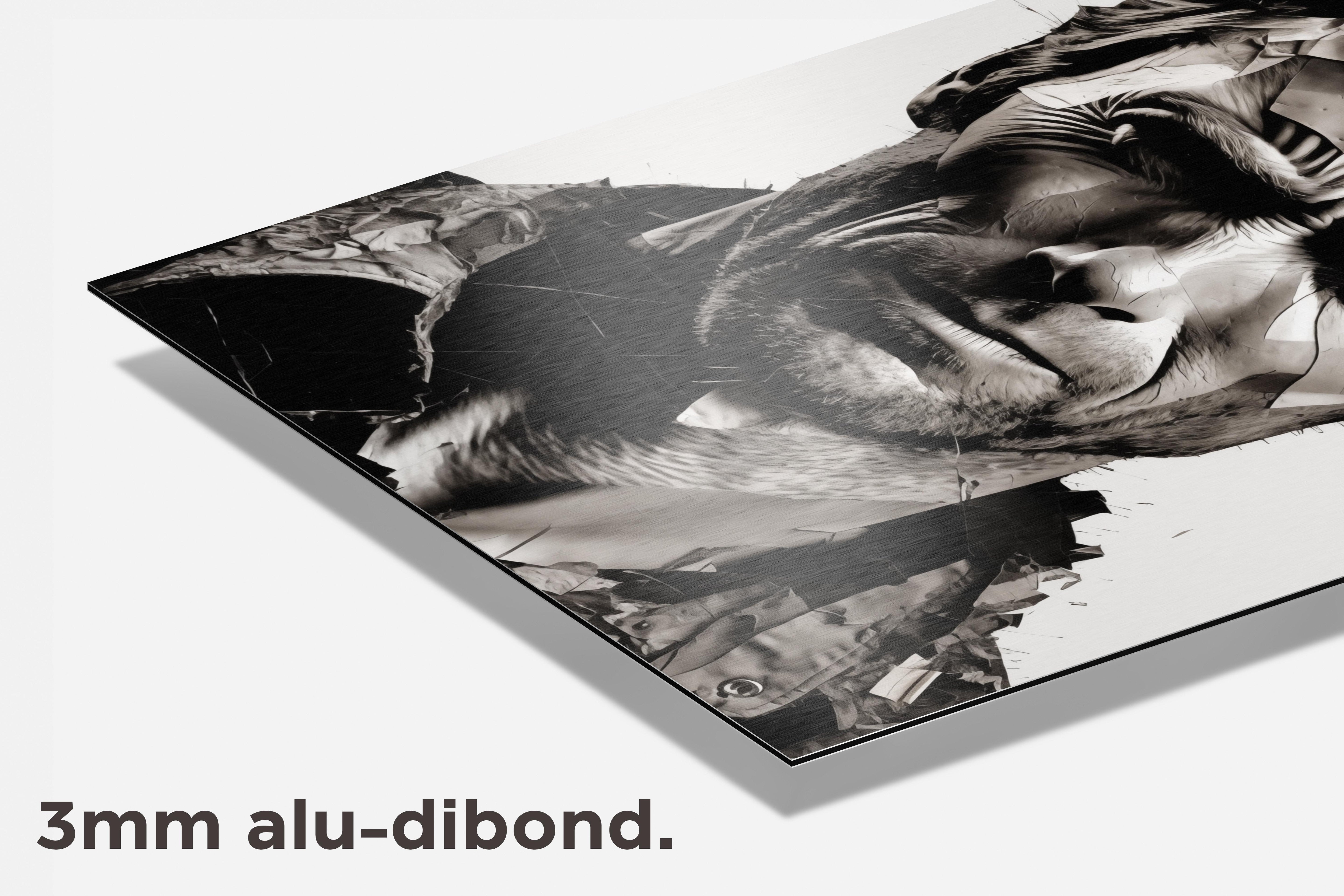 Clint Eastwood dibond detail