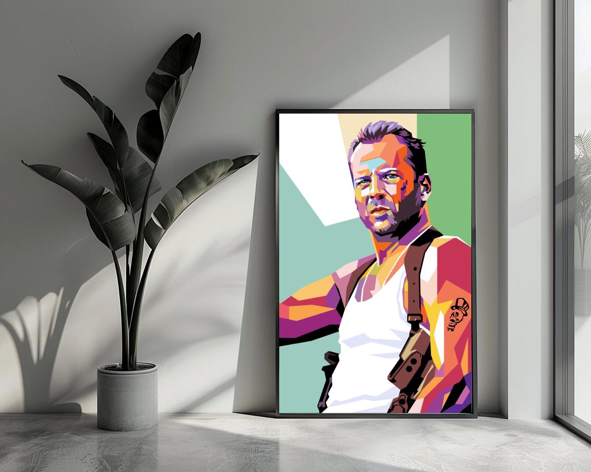 Bruce Willis Die Hard poster van 25 Artstreet