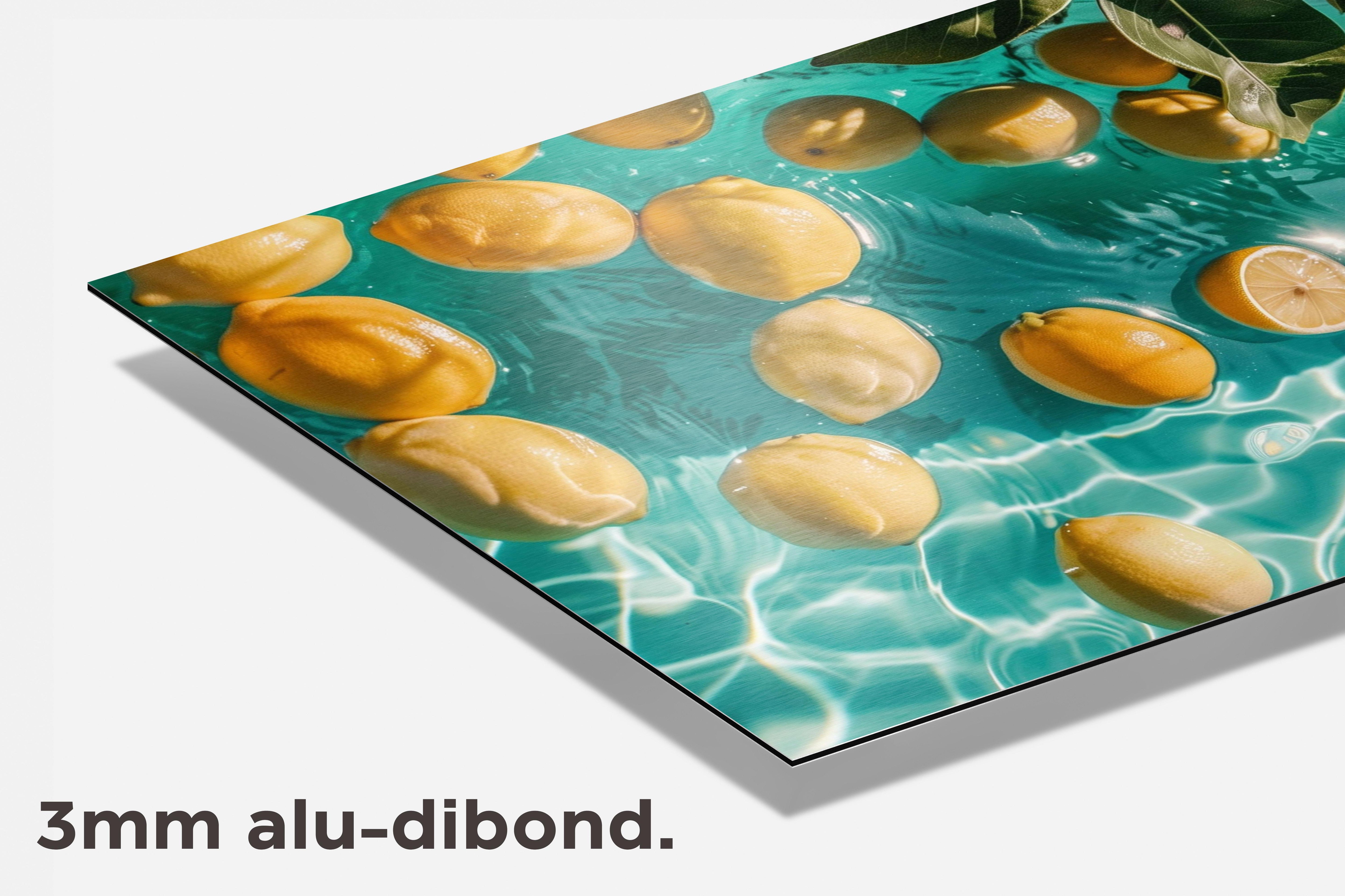 Citroenen Zomer dibond detail