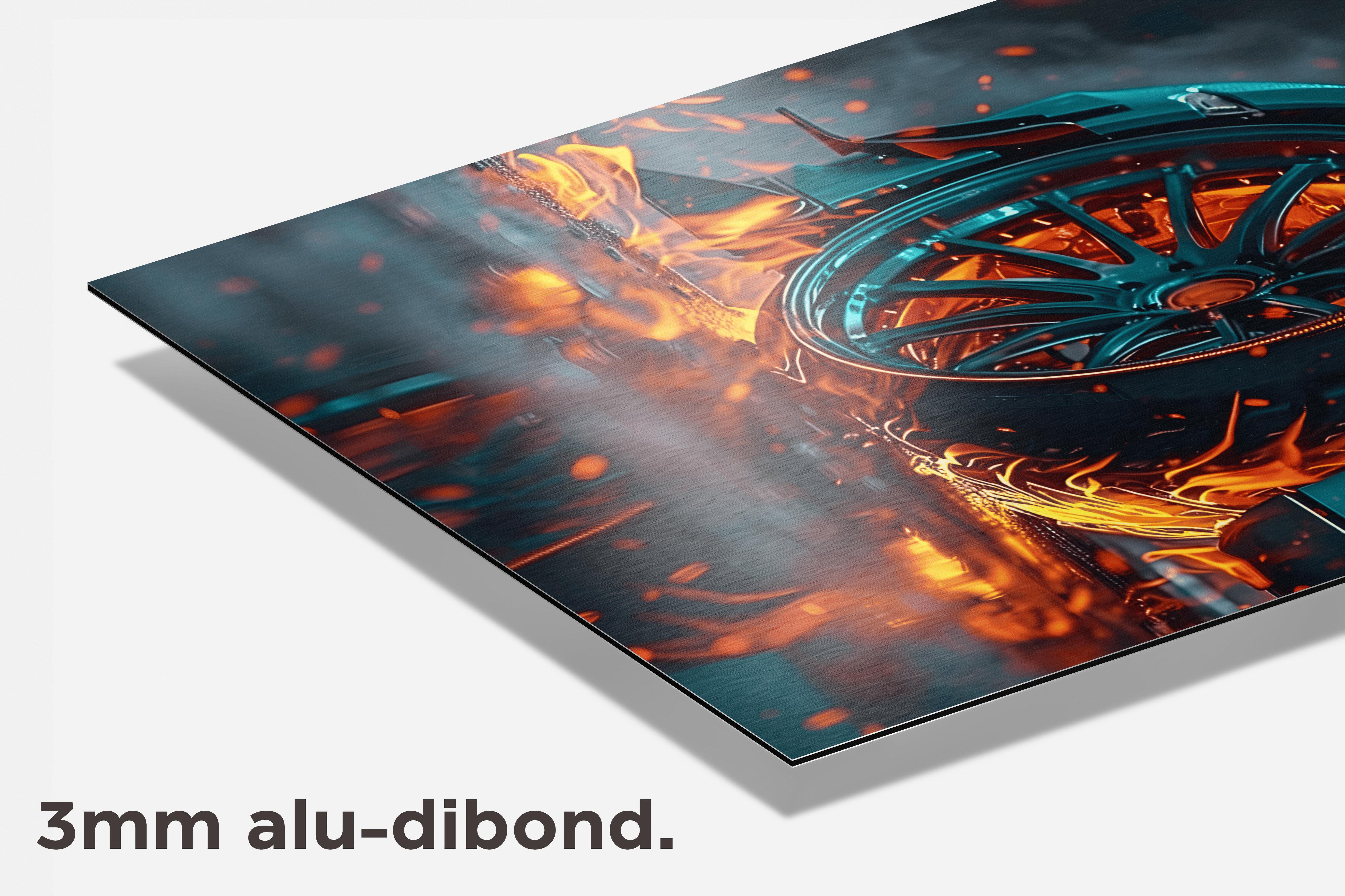 Velg In Brand dibond detail