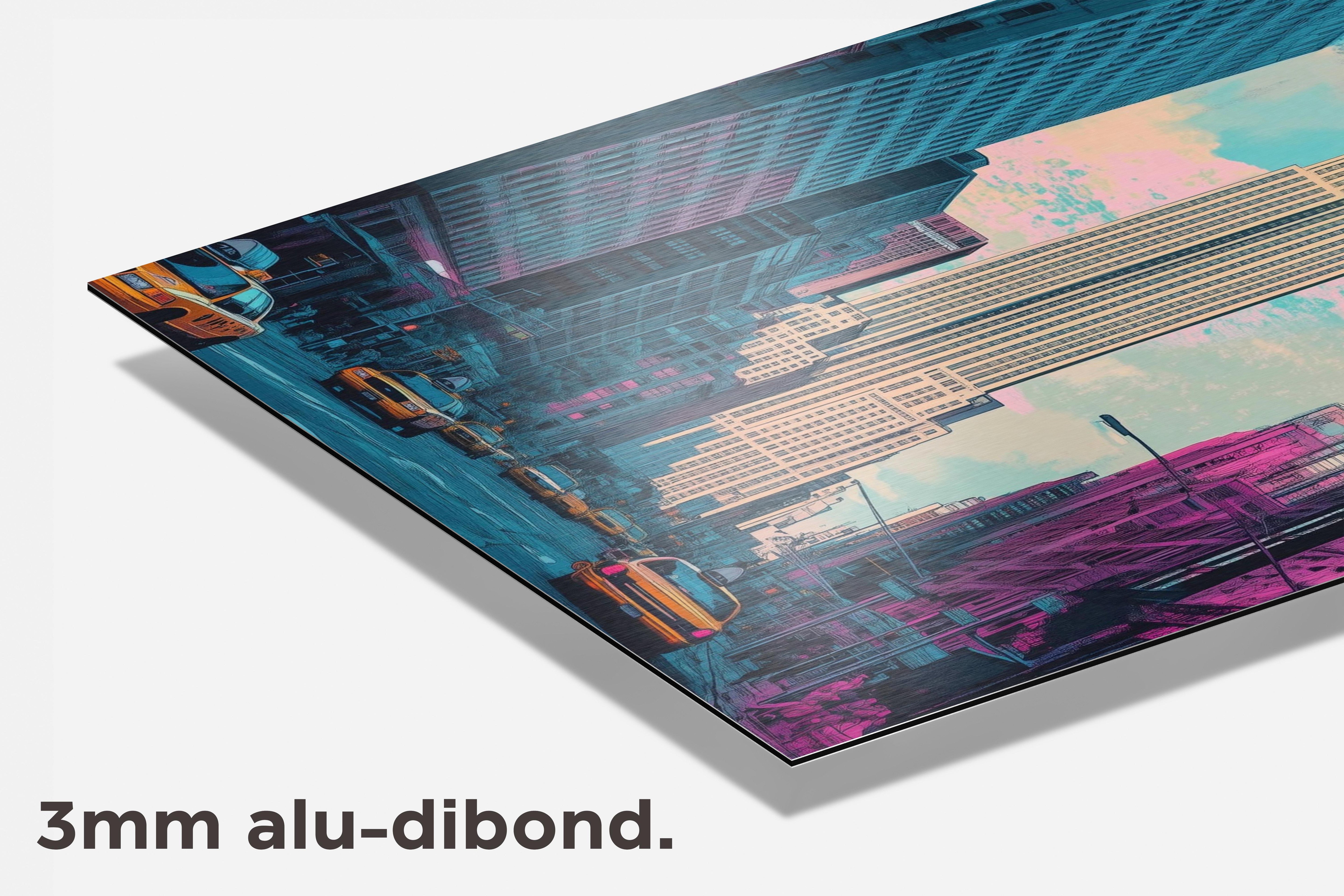 Empire State dibond detail