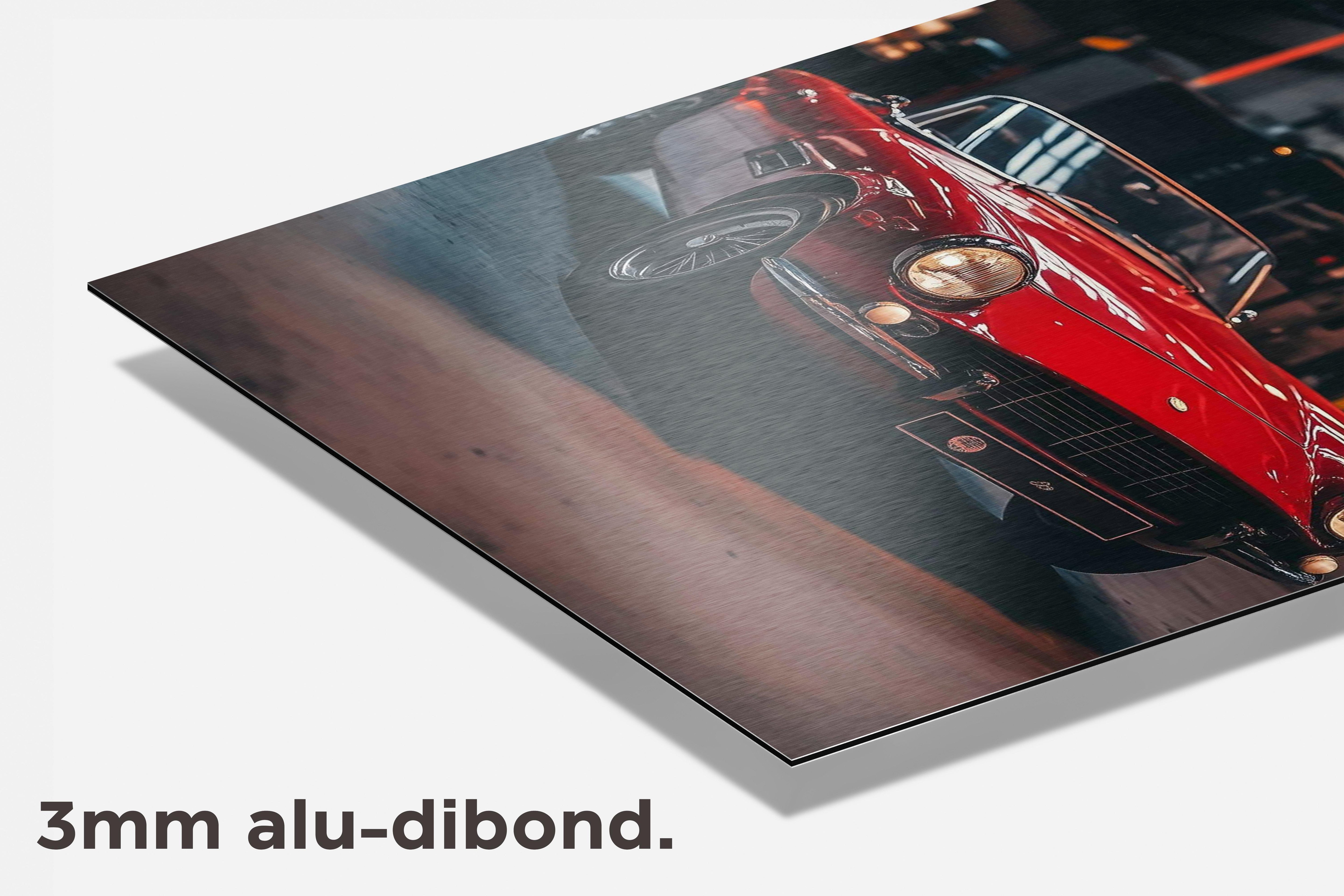 Auto Garage dibond detail