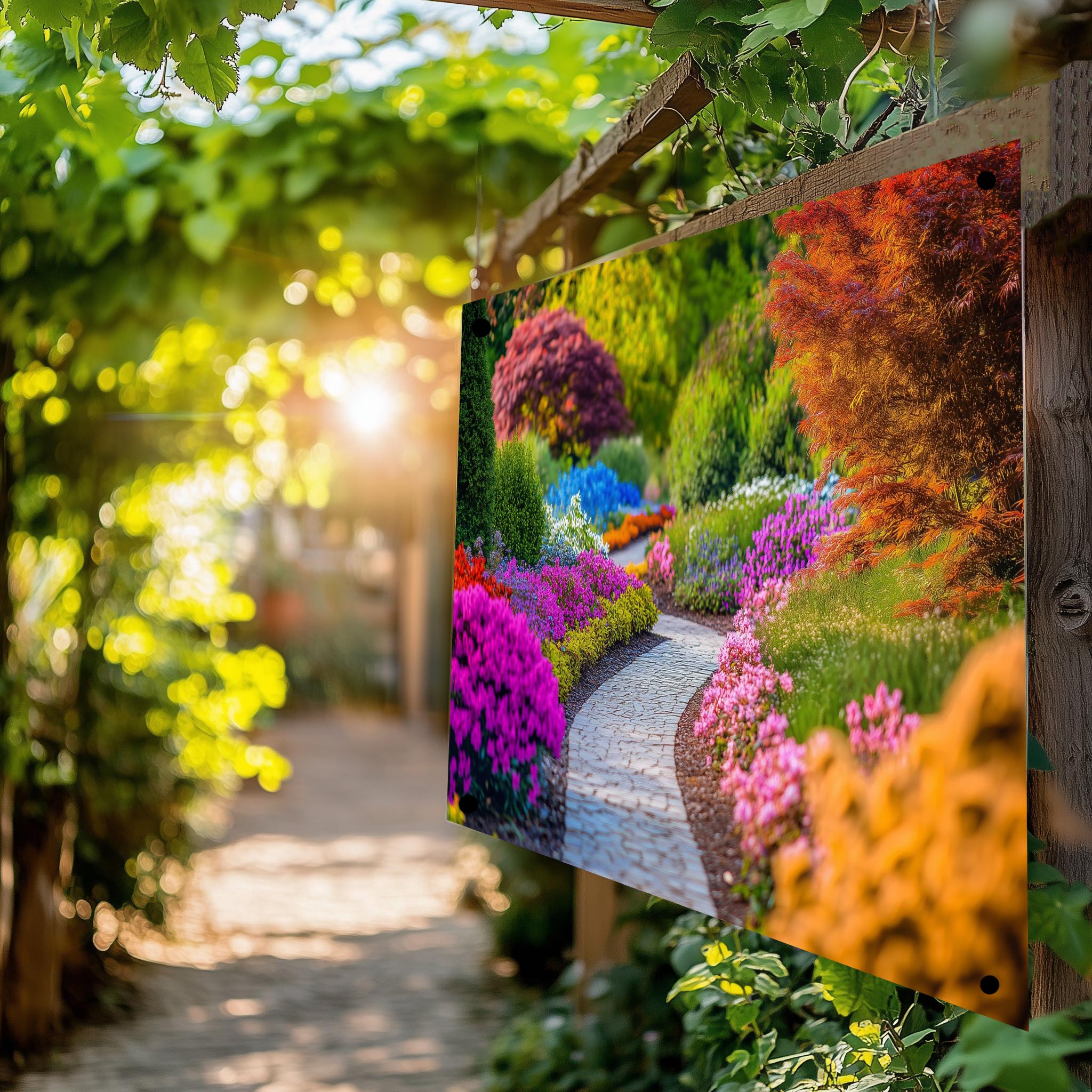 Tuinposter Lente Tuin sfeerbeeld 4