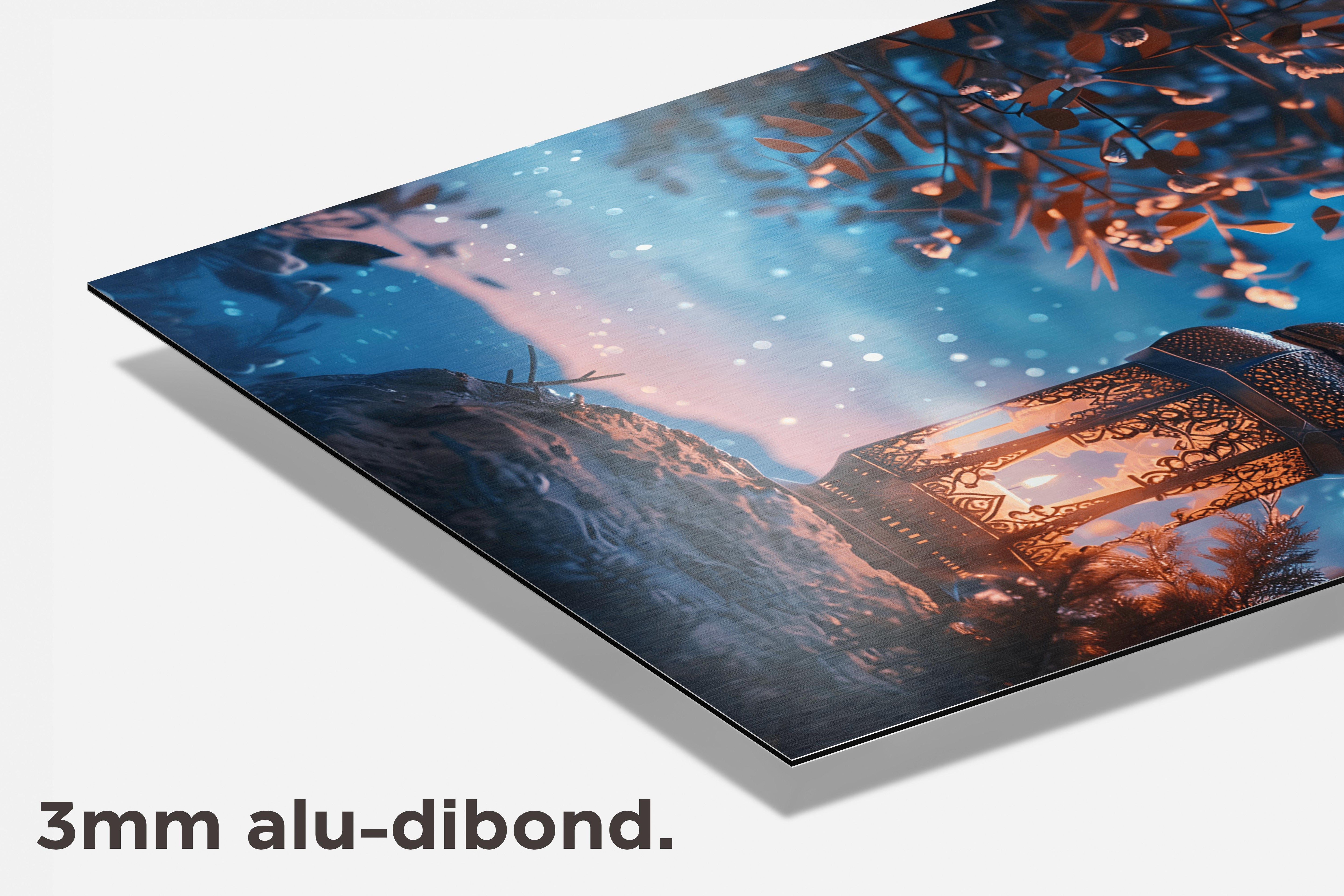 Lantaarn Boom dibond detail