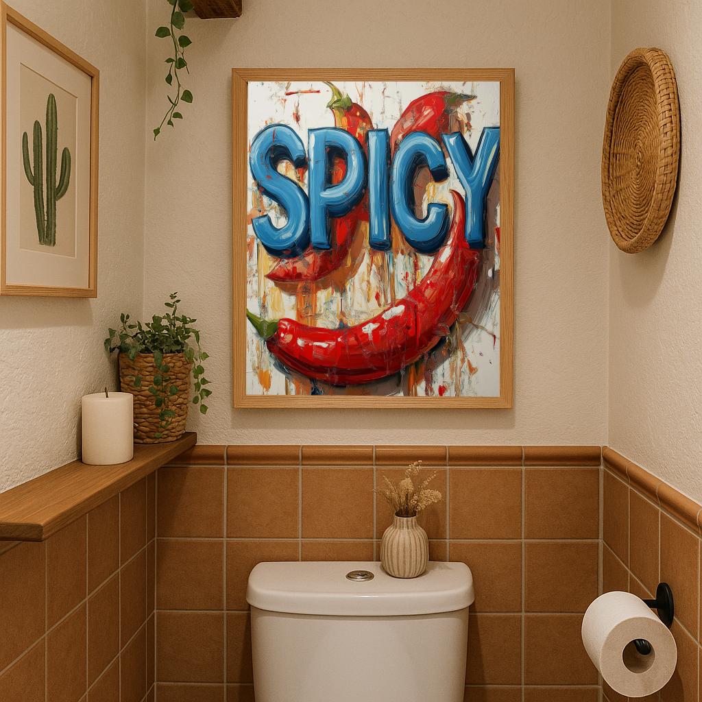 Spicy Text Pepper poster sfeerbeeld 3