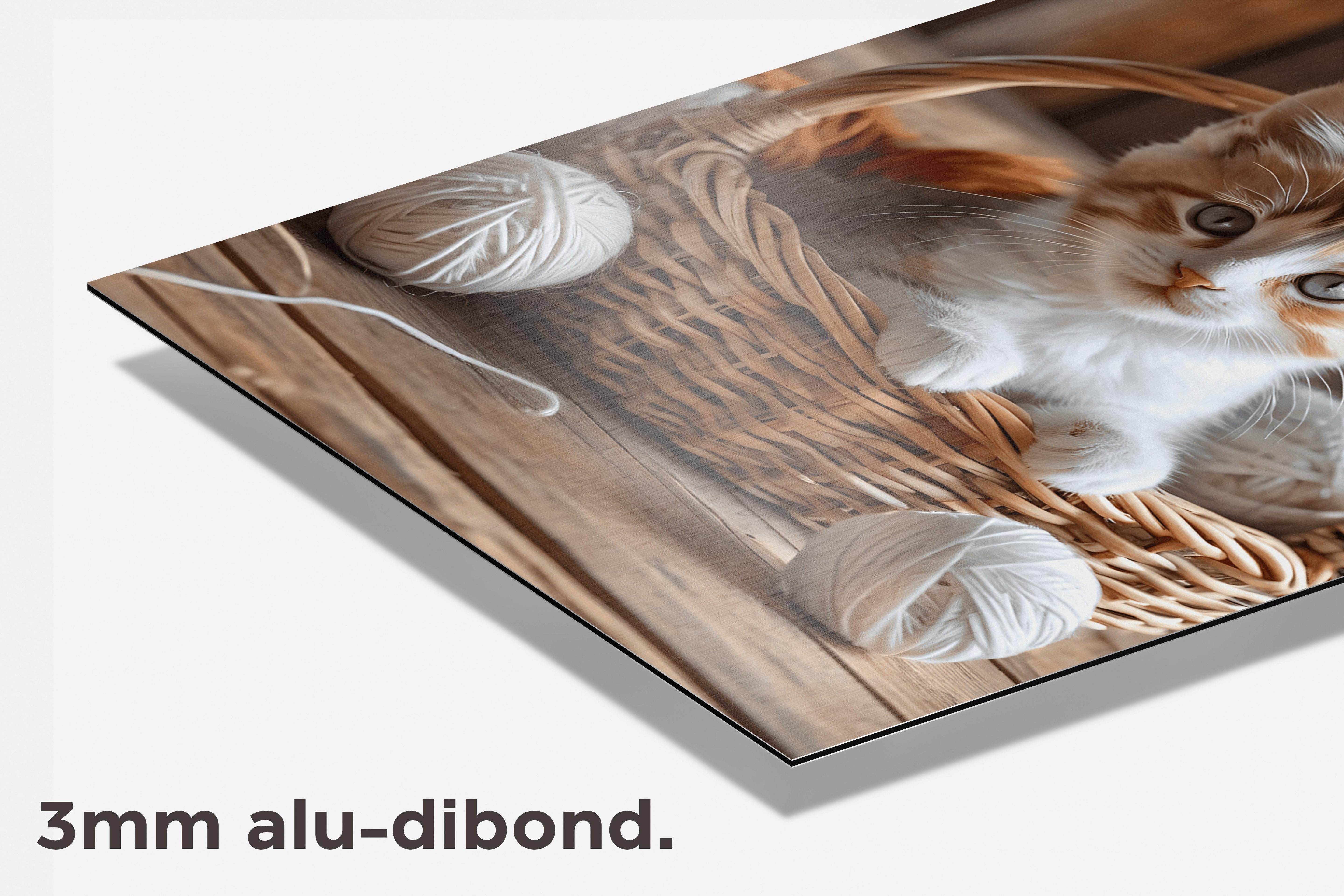 Mand Kat dibond detail