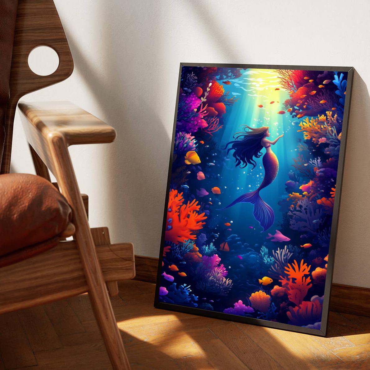 Mermaid Corals poster van 25 Artstreet