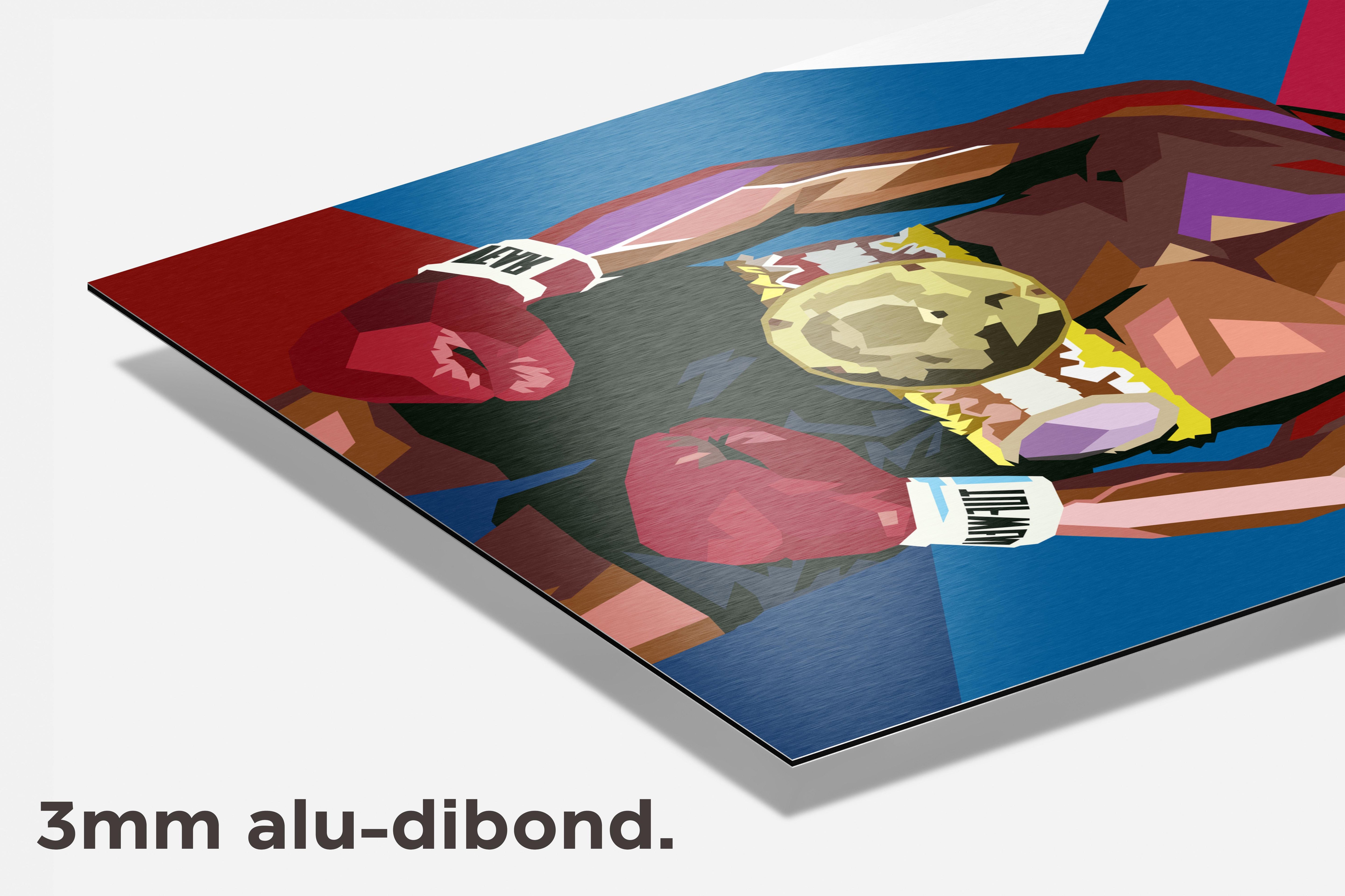 Rocky Balboa Pop dibond detail