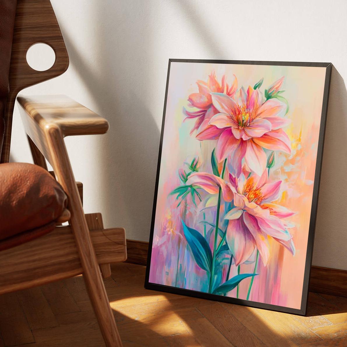 Flowers Aquarel poster van 25 Artstreet