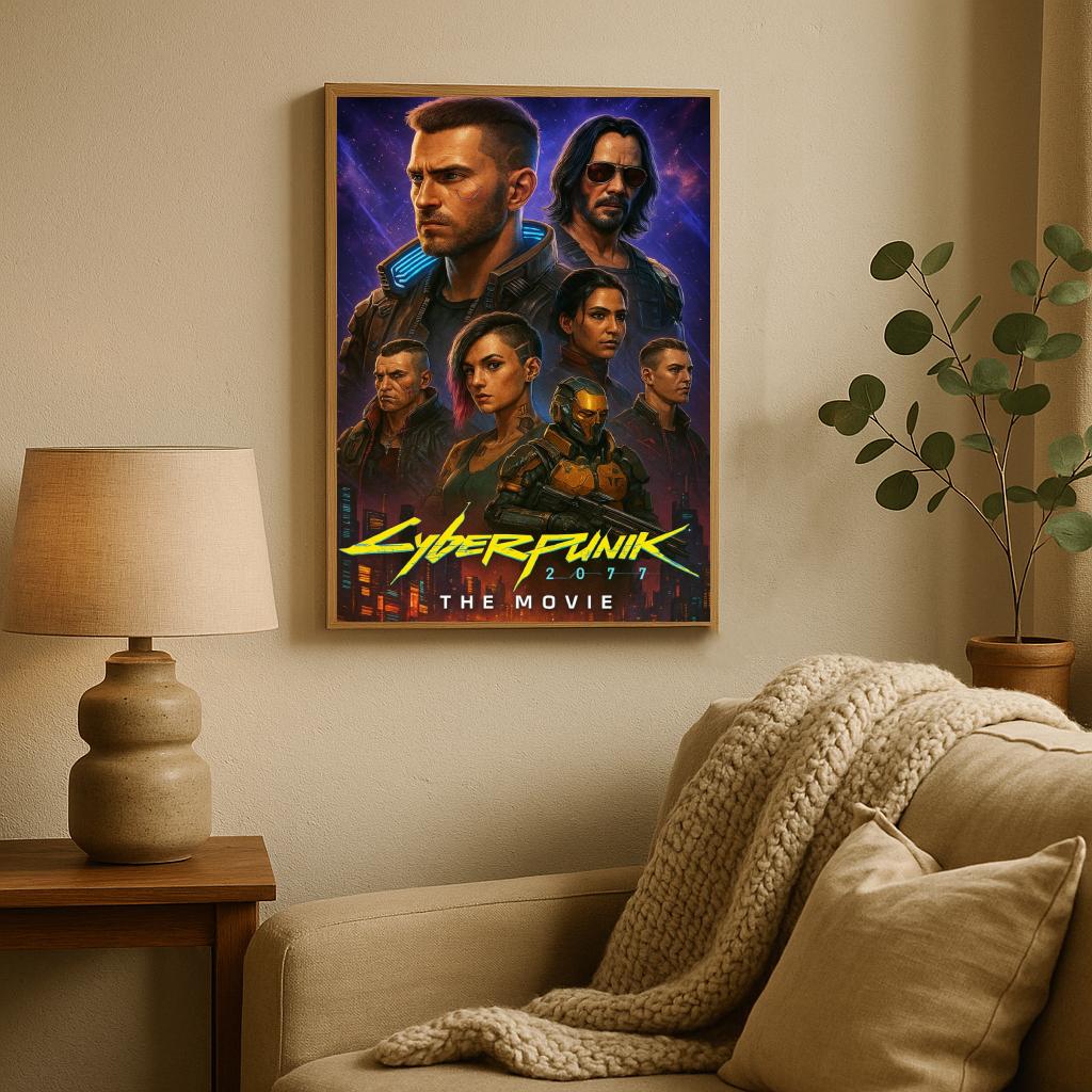Cyberpunk 2077 Text poster sfeerbeeld 2