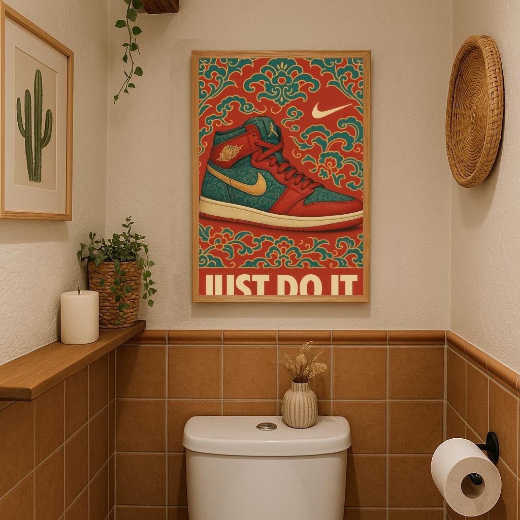 Just Do It Shoe Text poster sfeerbeeld 3