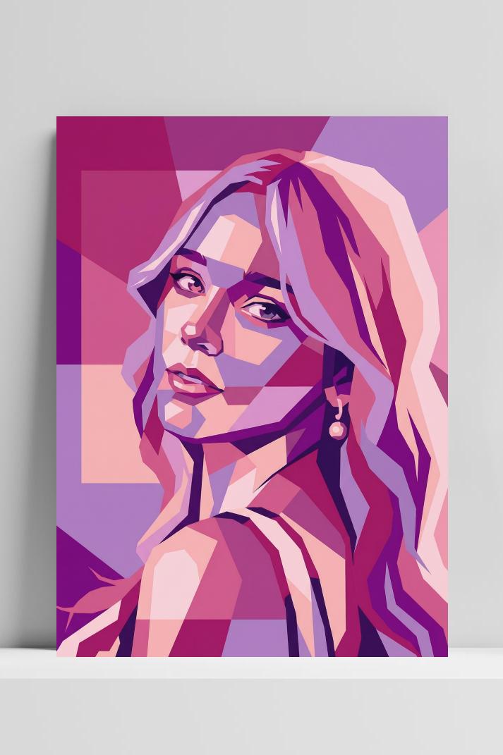 Emma Kok op 3mm aluminium dibond