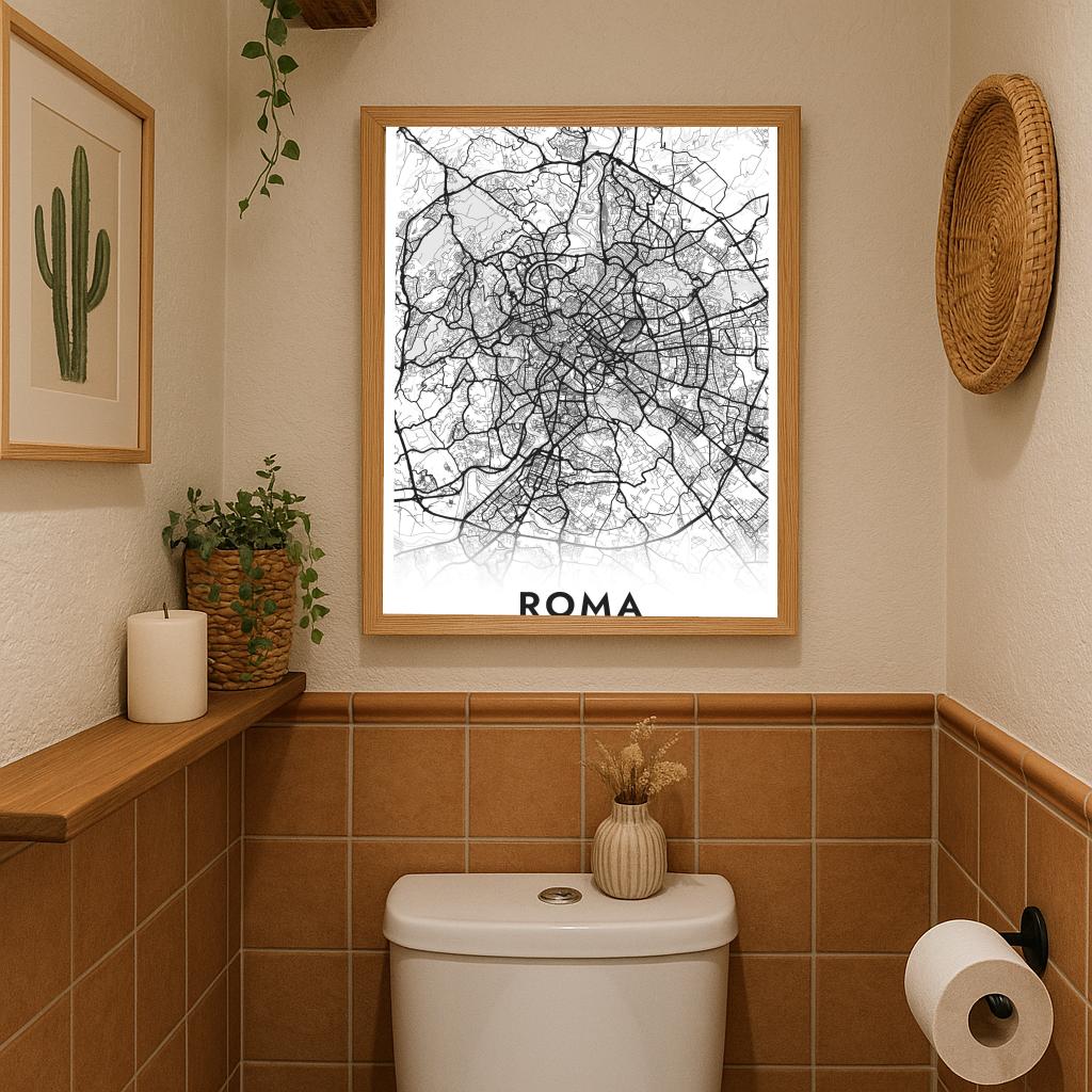 Rome Italy White poster sfeerbeeld 3