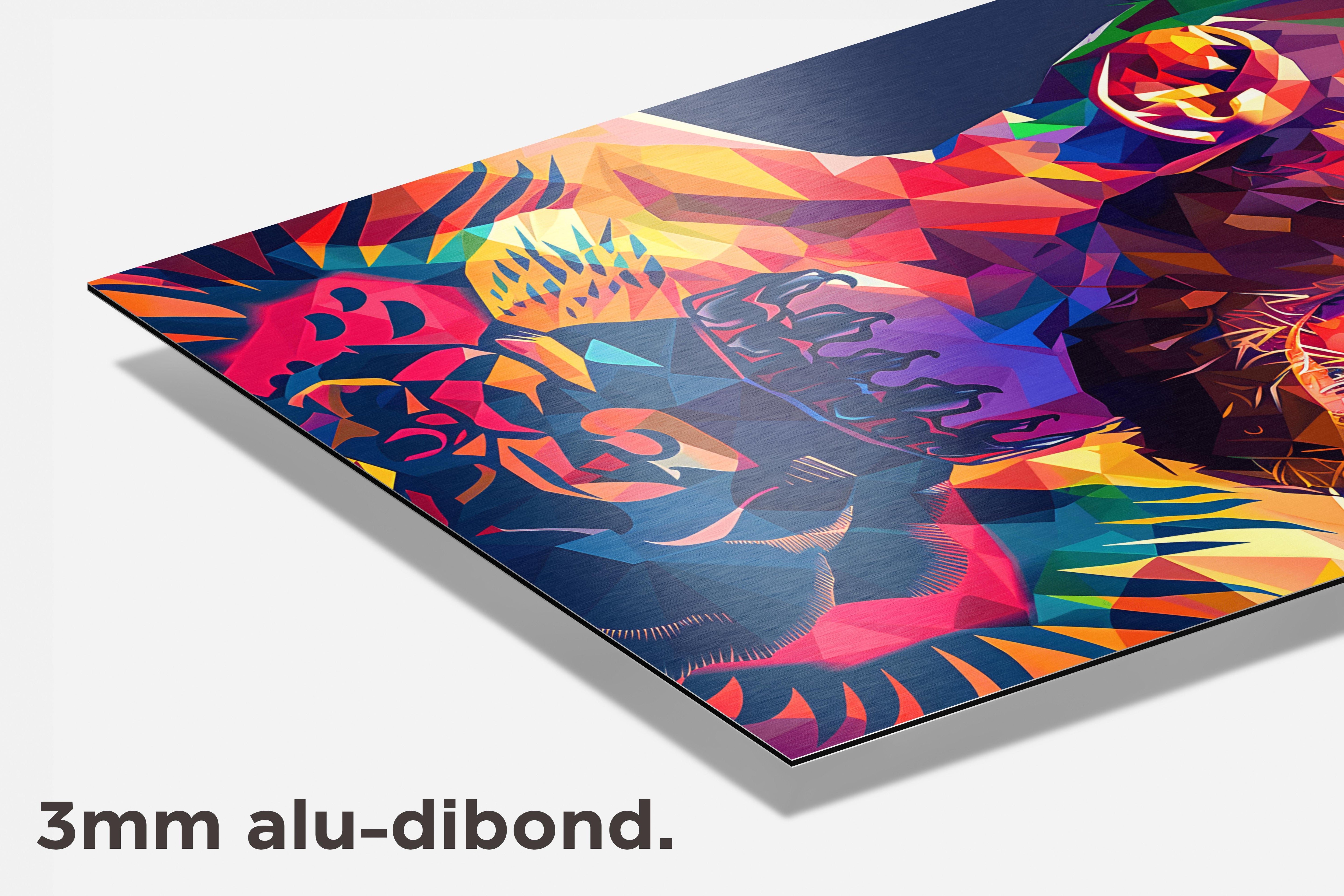 Conor McGregor WPAP dibond detail