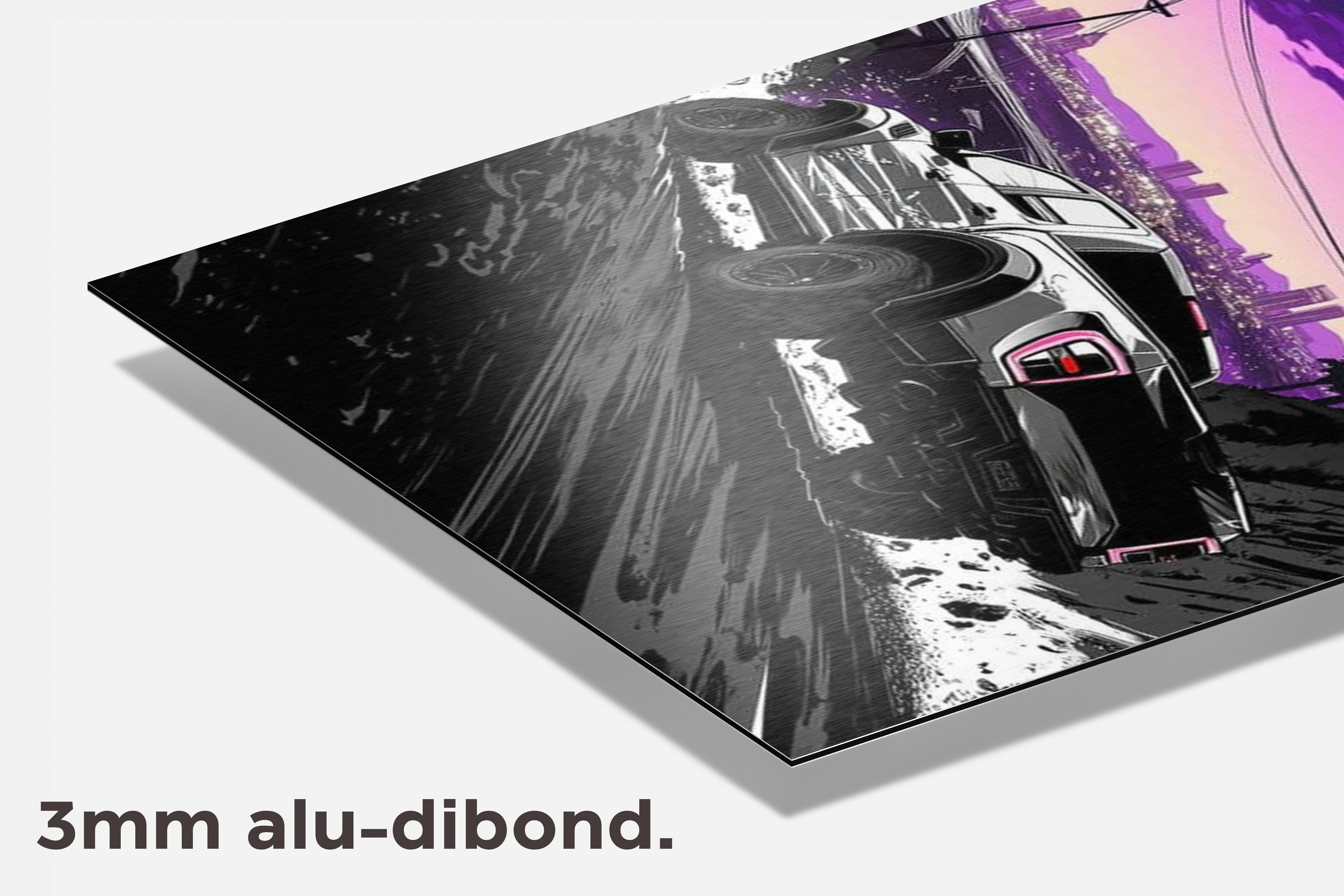 Pickup Truck dibond detail