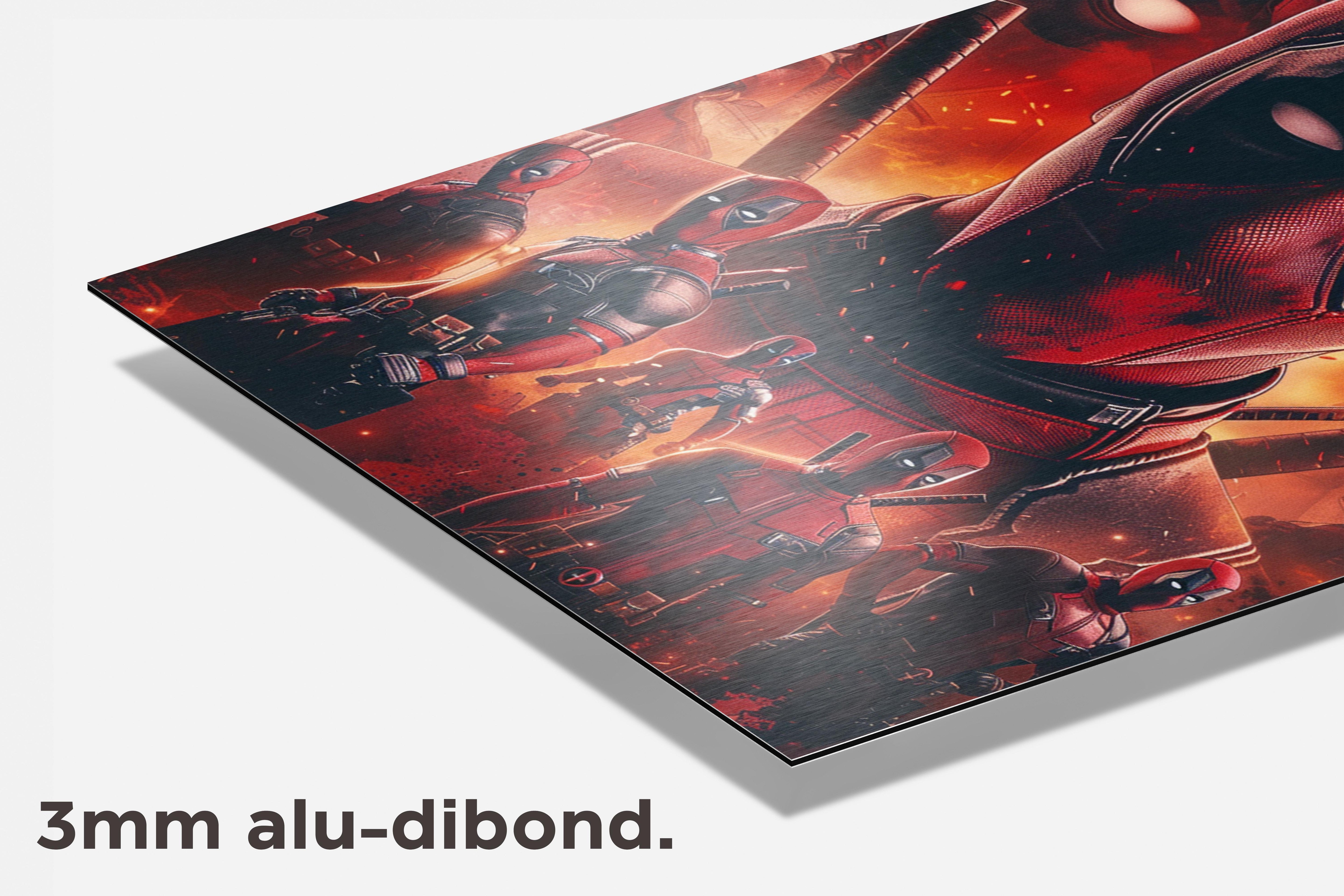 Deadpool dibond detail