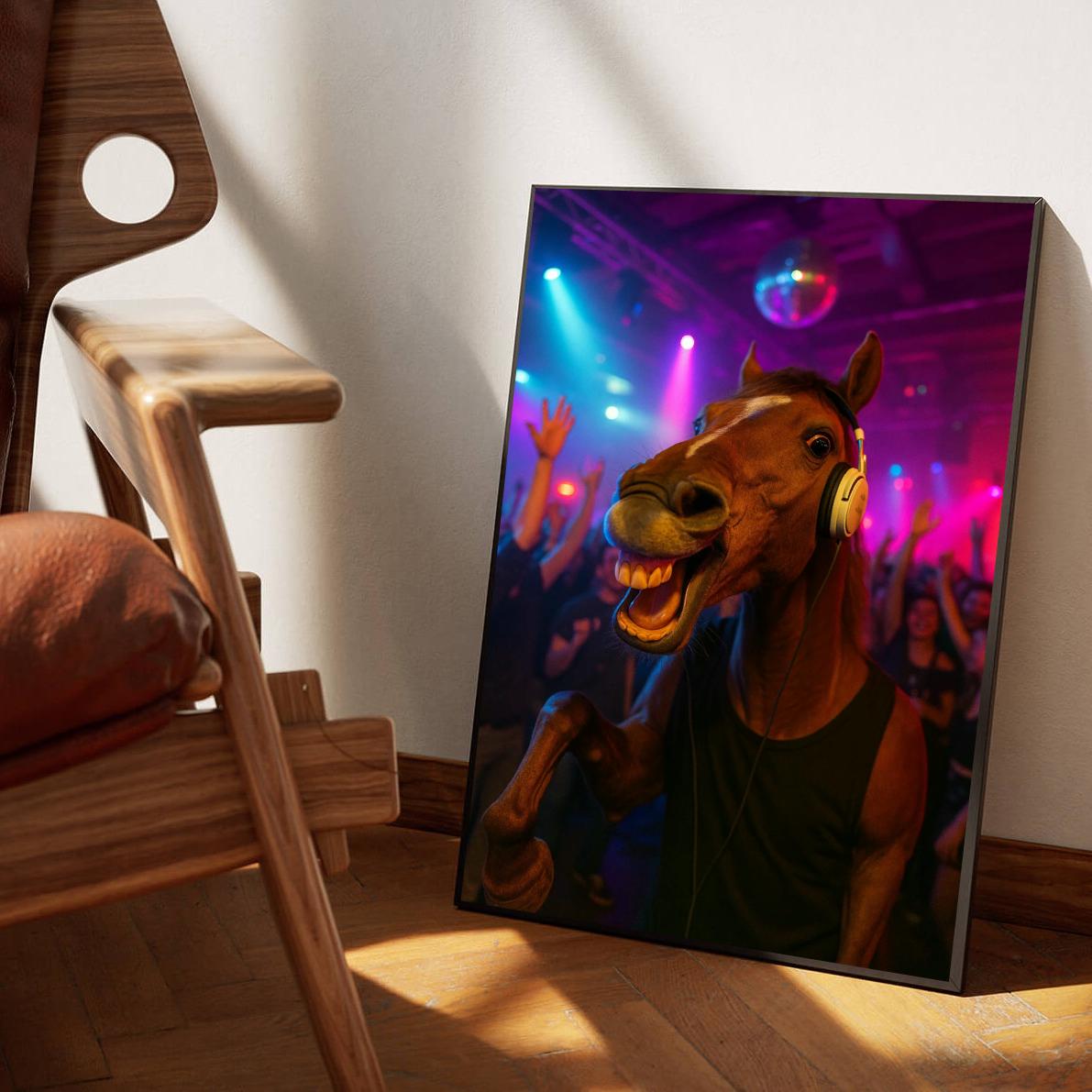 Horse DJ poster sfeerbeeld 1