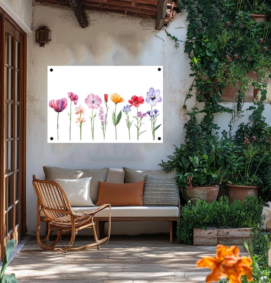 Tuinposter Bloemen van 25 Artstreet