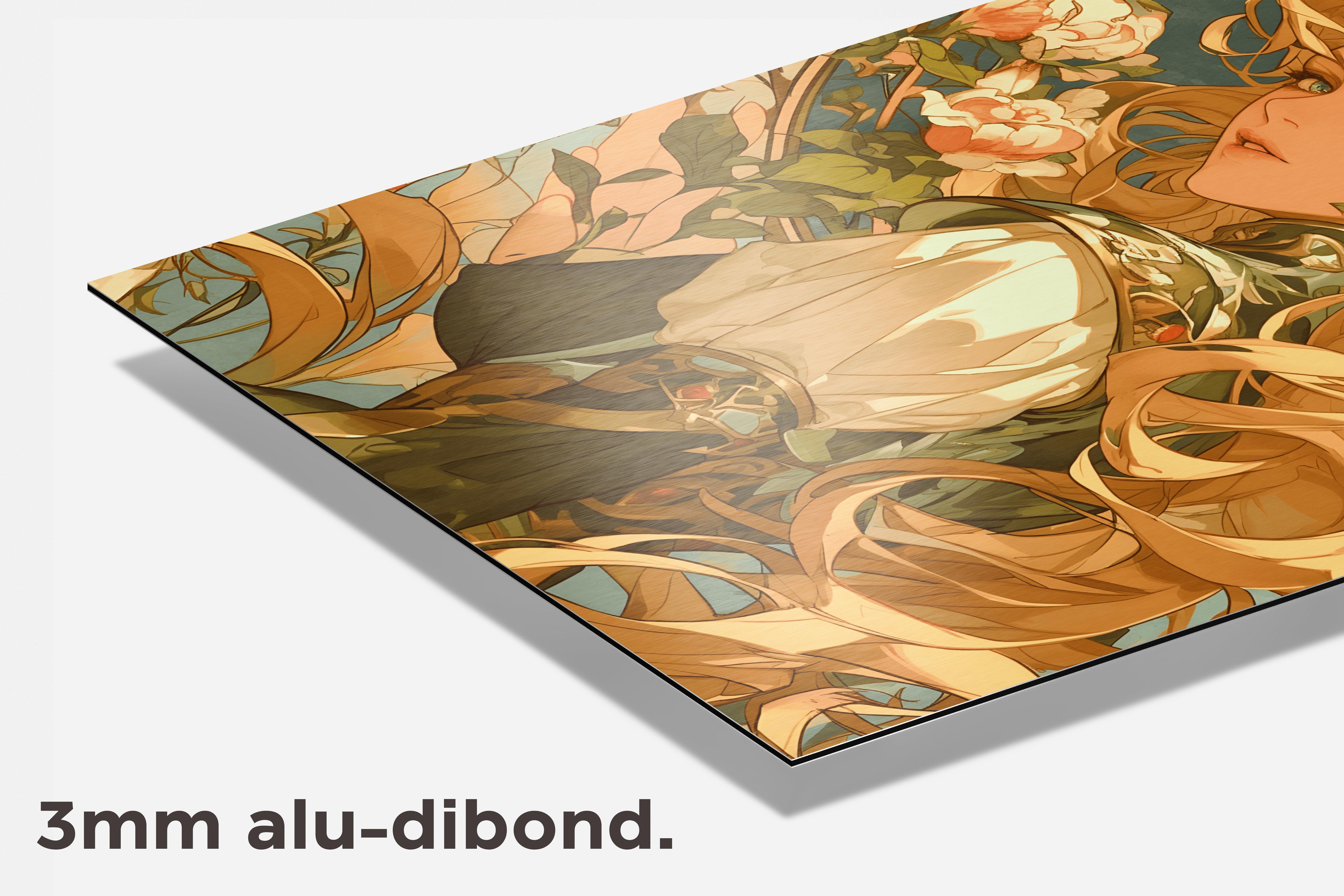Koningin Anime dibond detail
