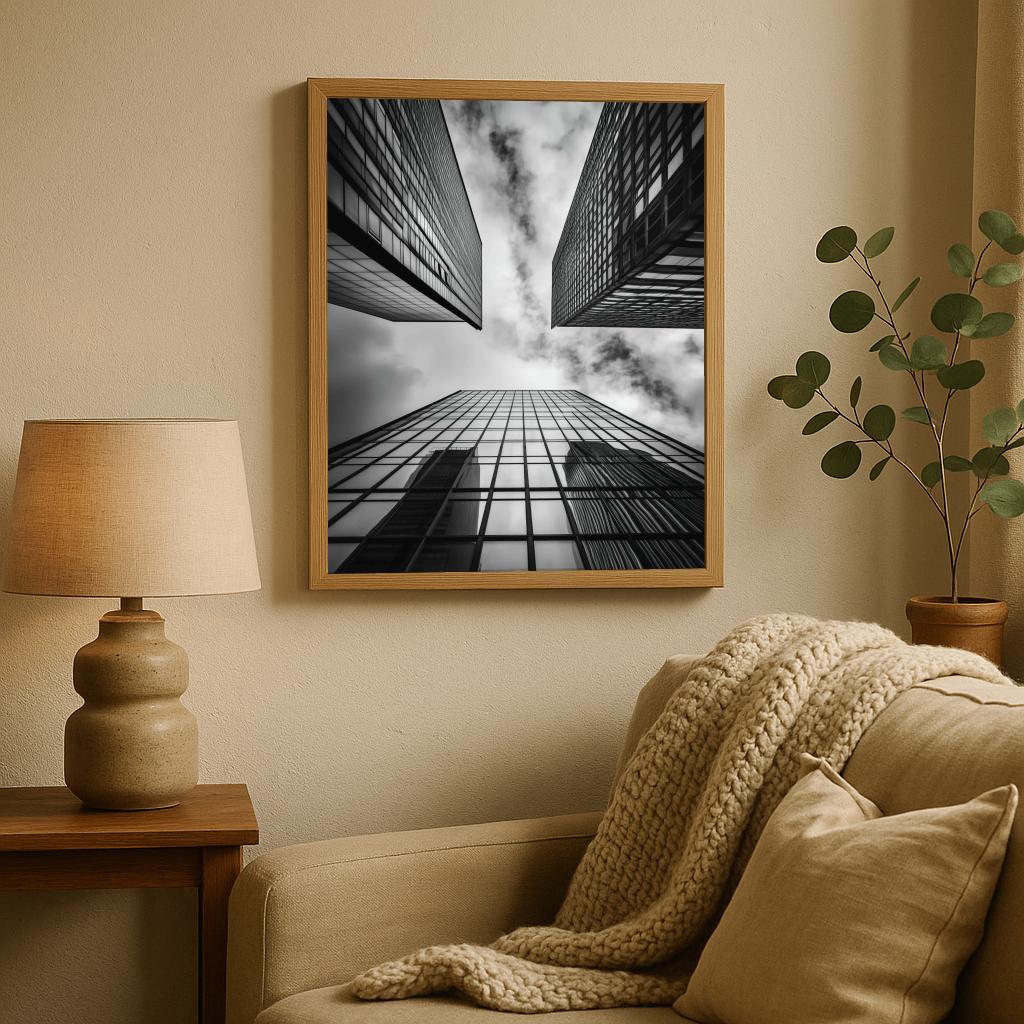 Buildings B&W poster sfeerbeeld 1