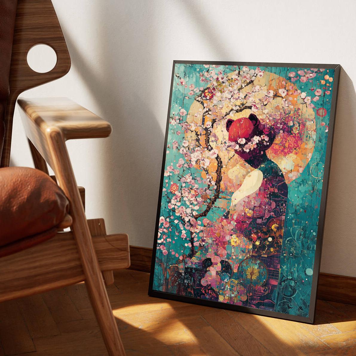Abstract Cherry Blossom poster sfeerbeeld 3