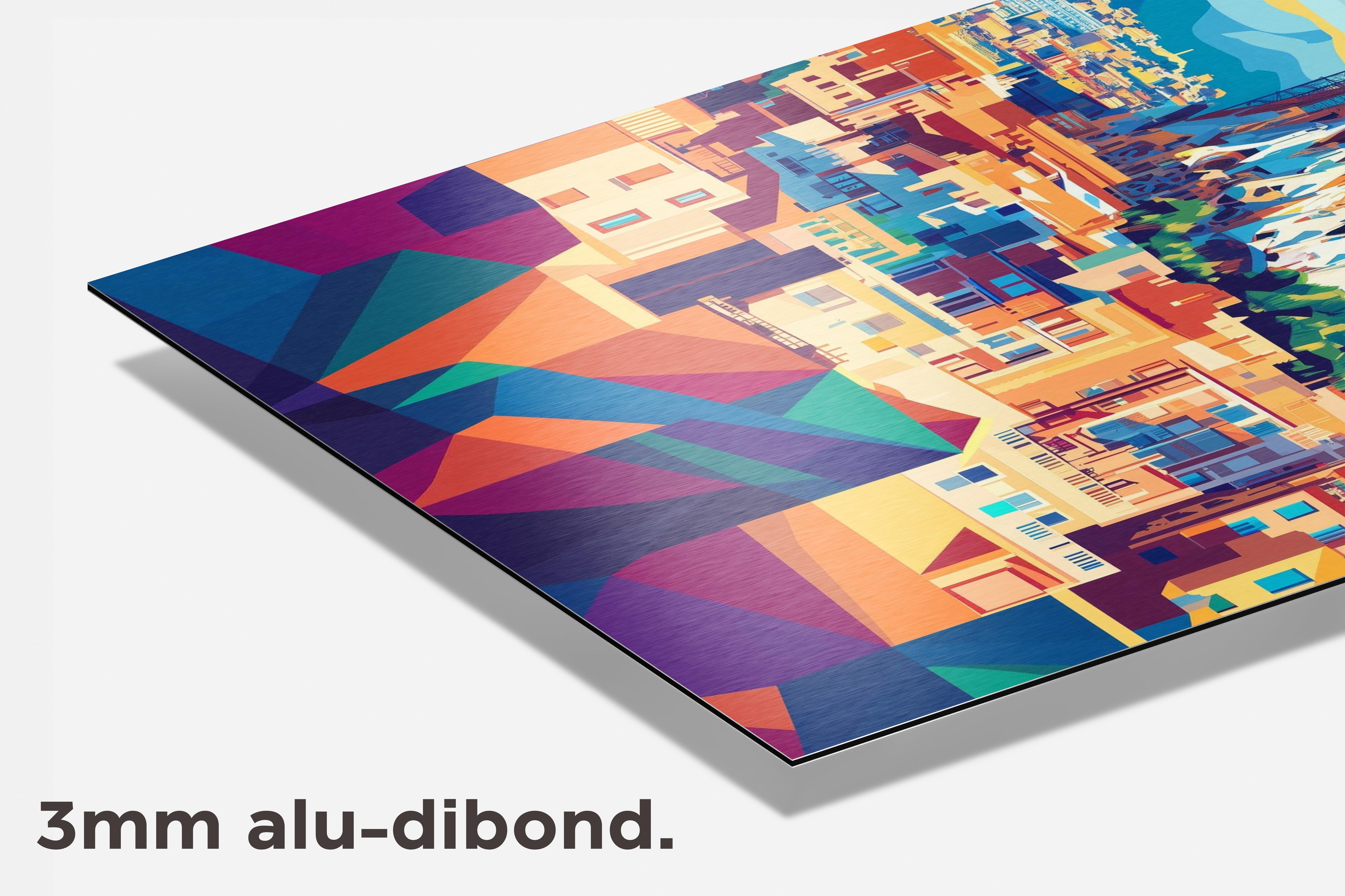 Barcelona Pop dibond detail