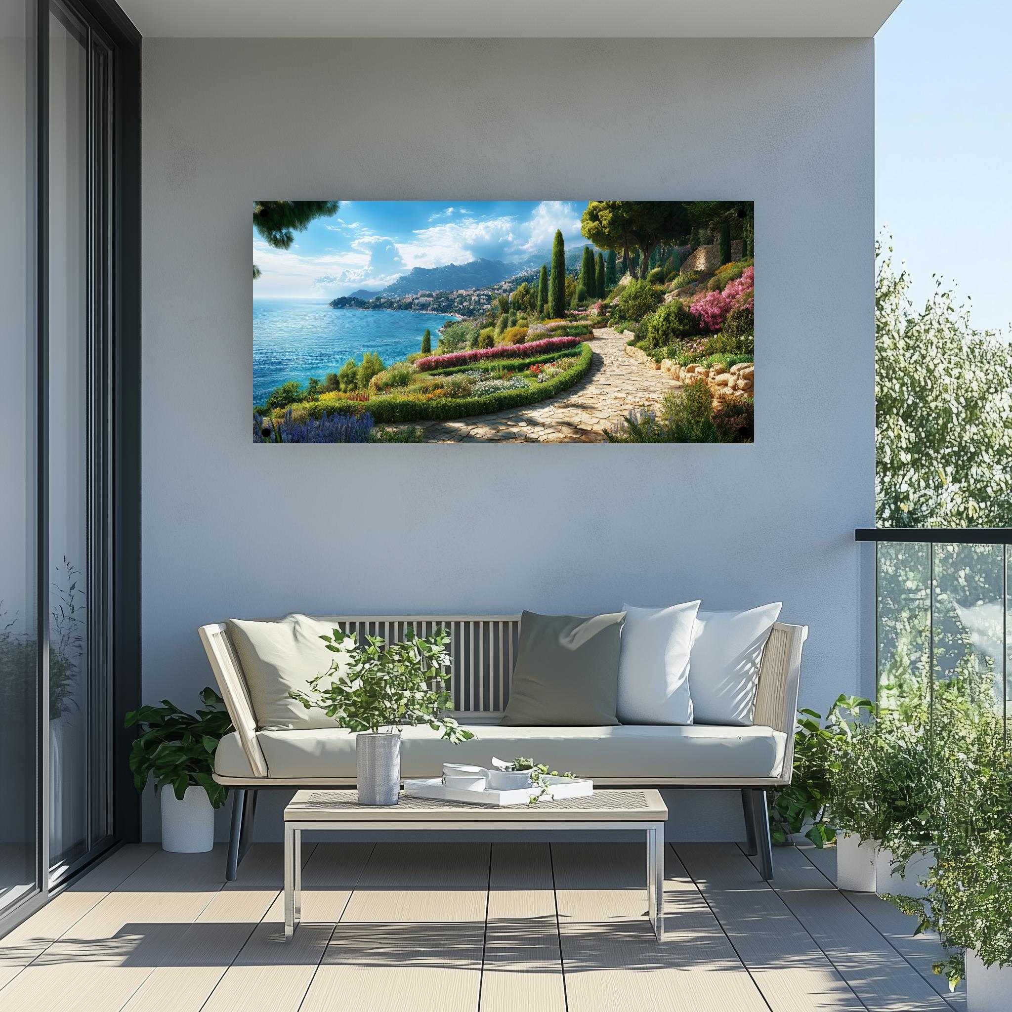 Tuinposter Franse Riviera sfeerbeeld 4