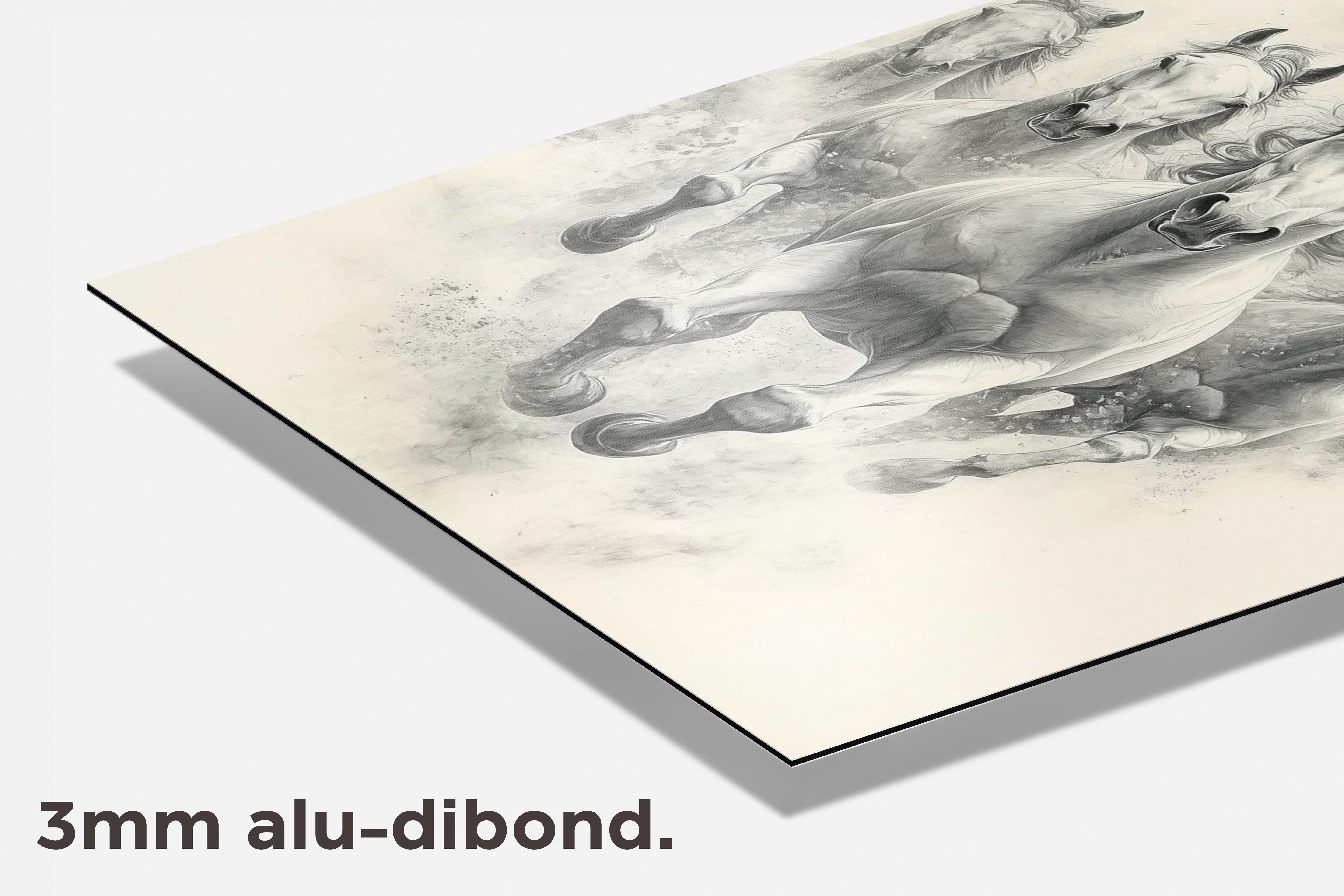 Rennende Paarden dibond detail