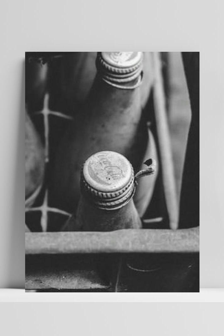 Coca Cola Vintage op 3mm aluminium dibond