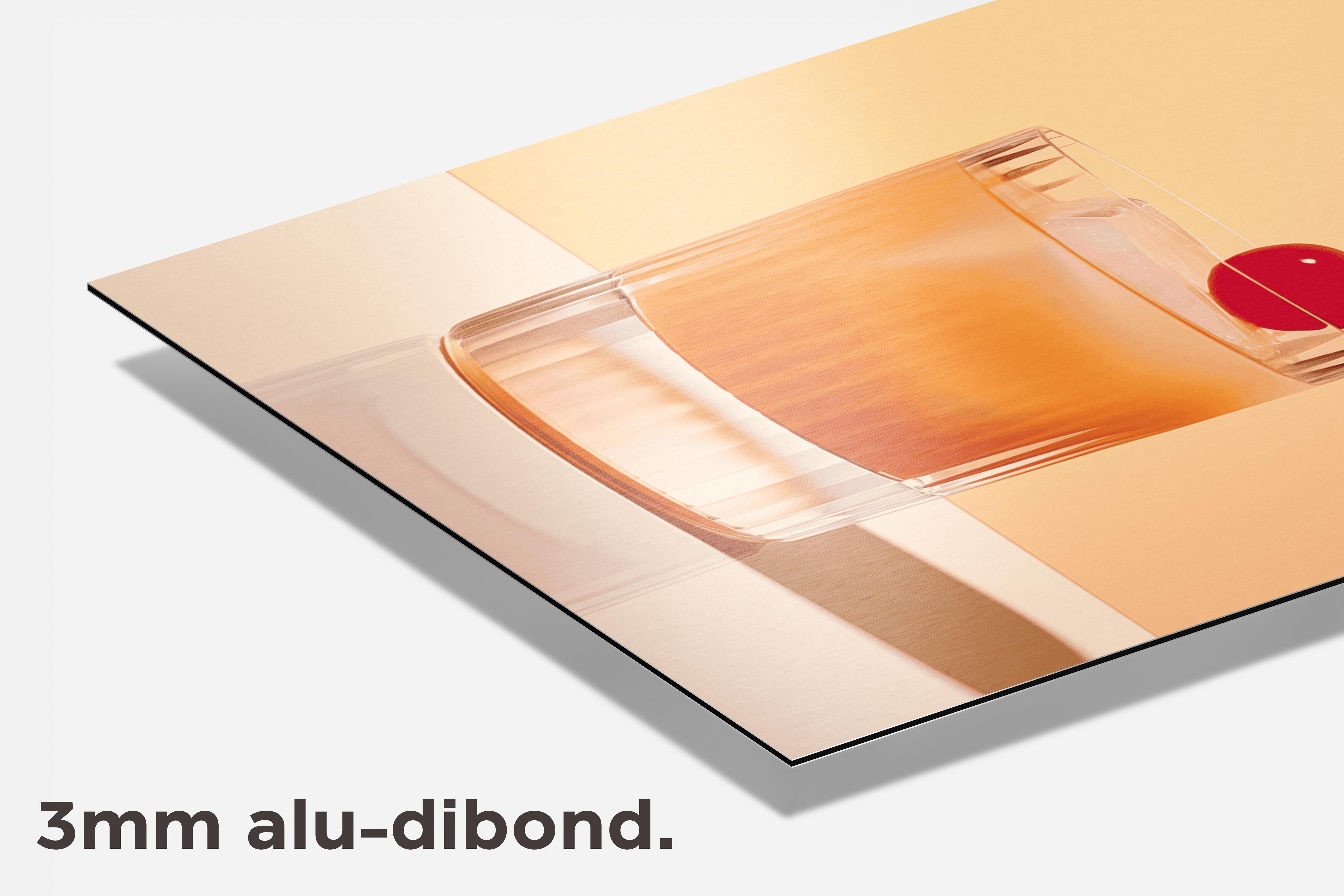 Whiskey Sour dibond detail
