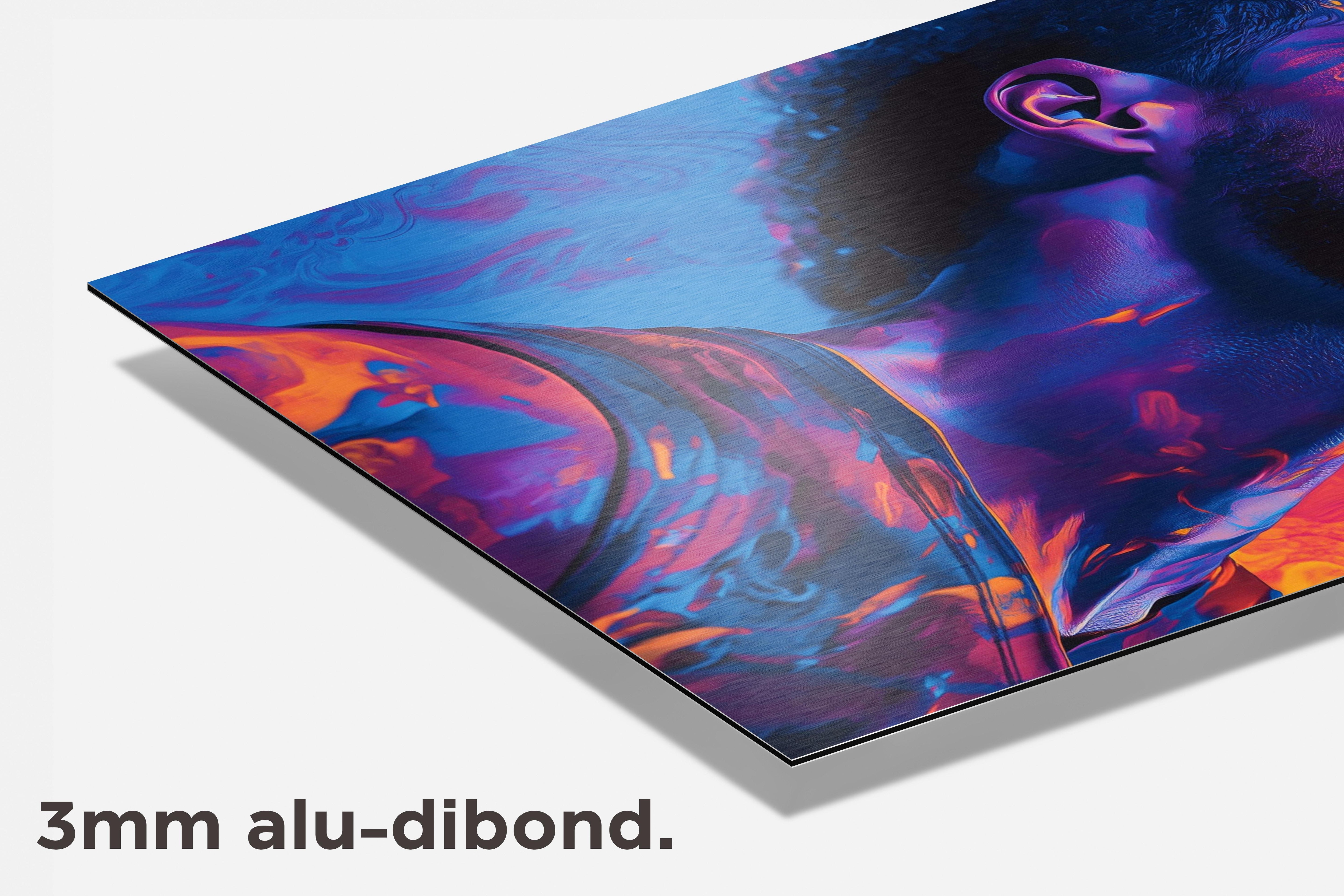 Stephen Curry dibond detail