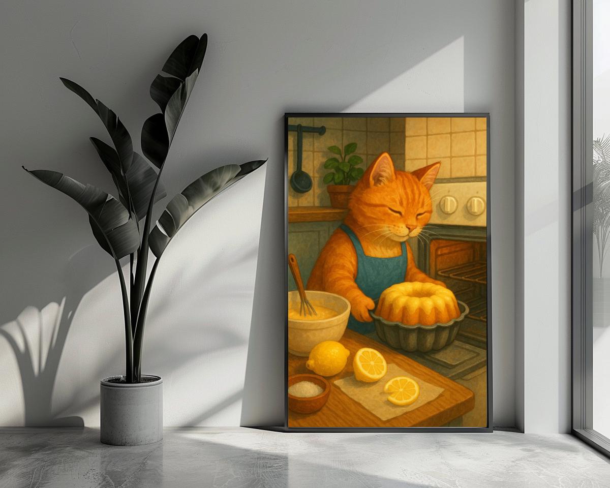 Cat Cake poster van 25 Artstreet