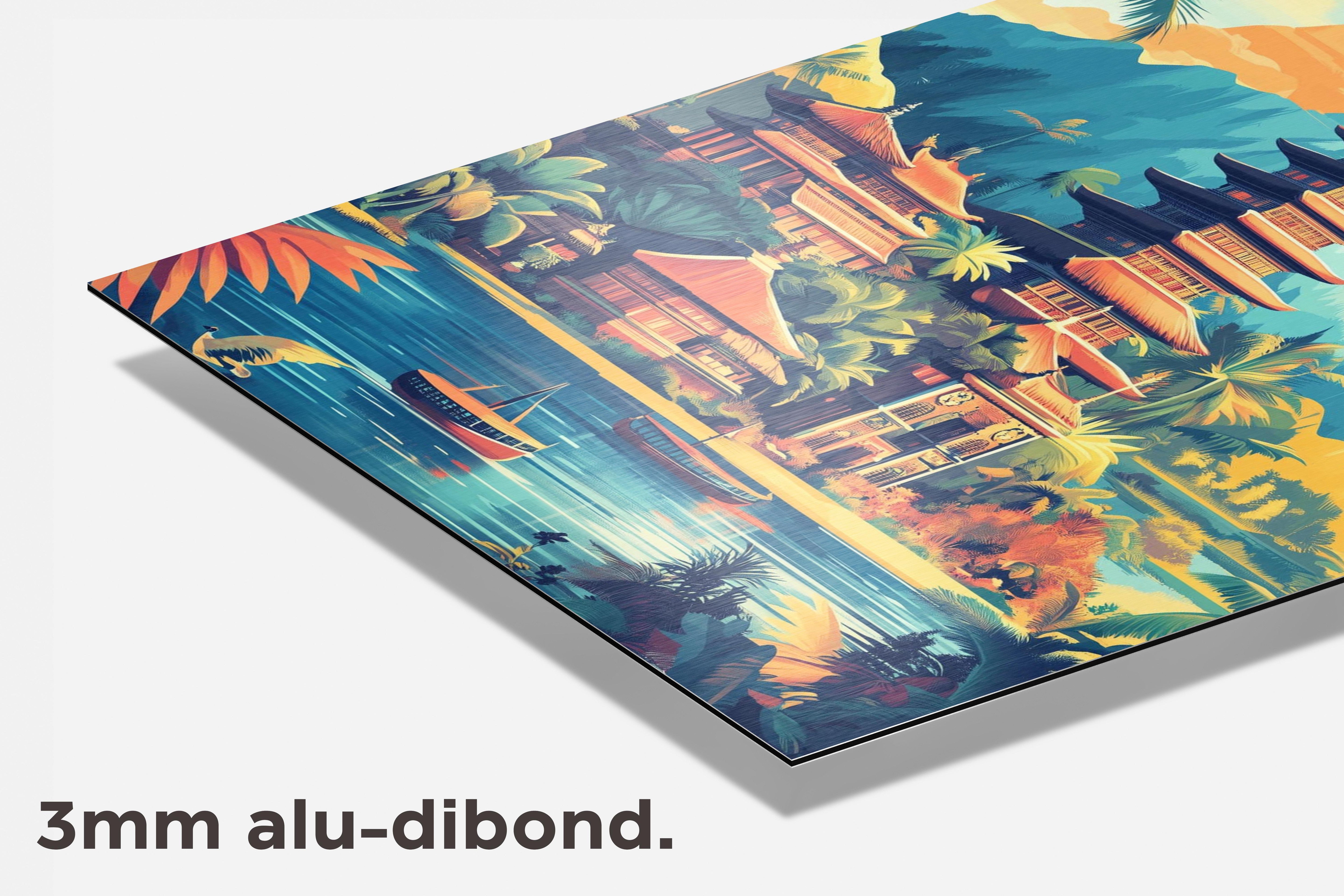 Bali Tempels dibond detail