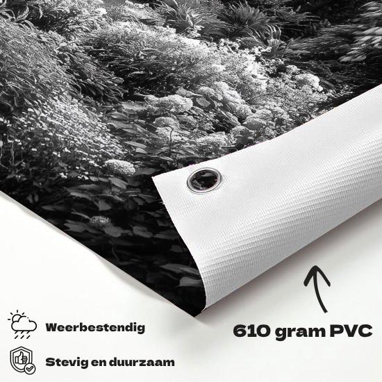 Tuinposter Klassiek materiaal-detail: 610 grams weerbestendig PVC-doek
