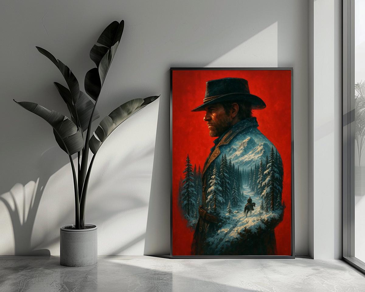 Arthur Morgan Red Dead Redemption 2 poster van 25 Artstreet
