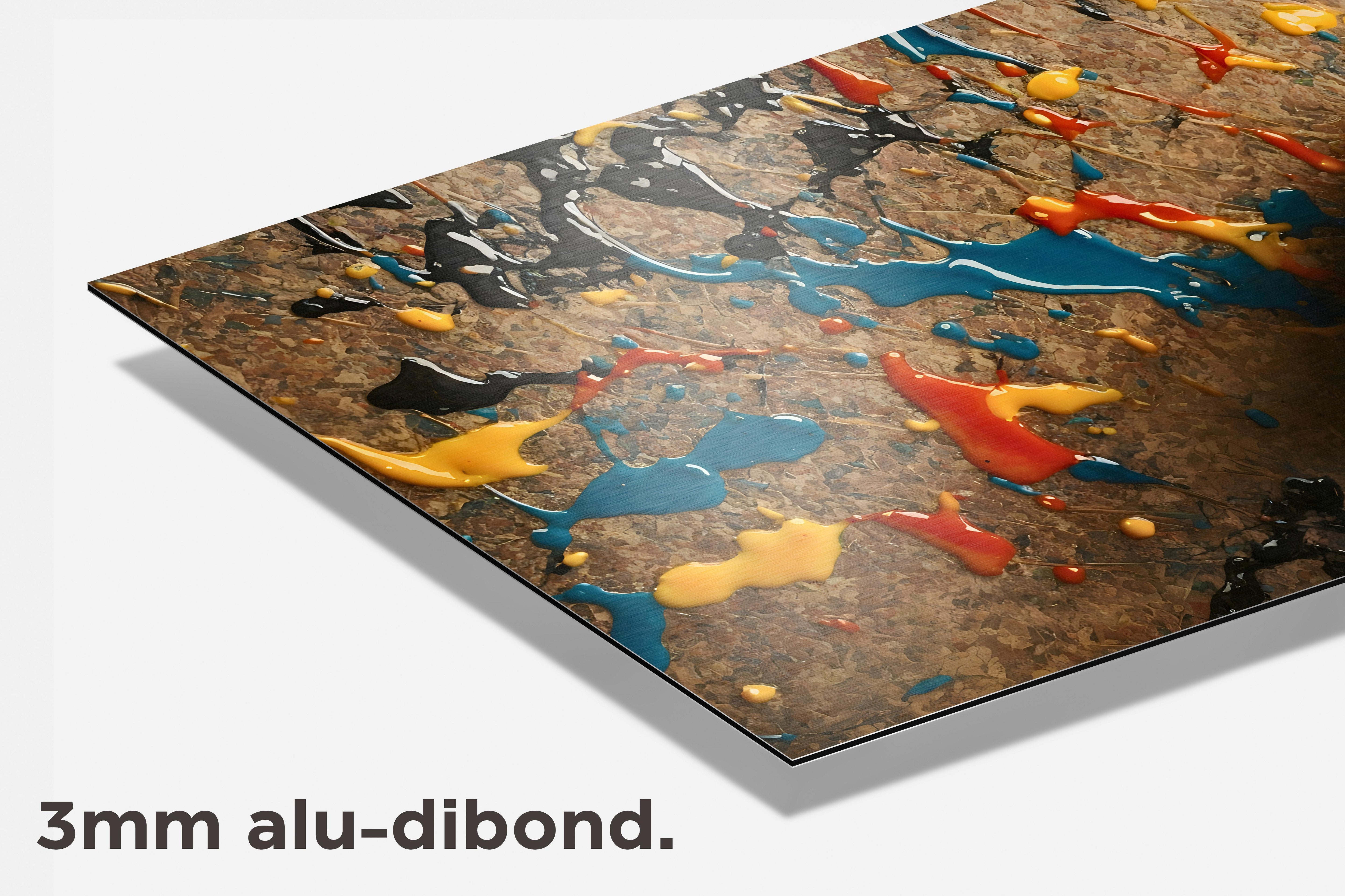 Verfpot dibond detail