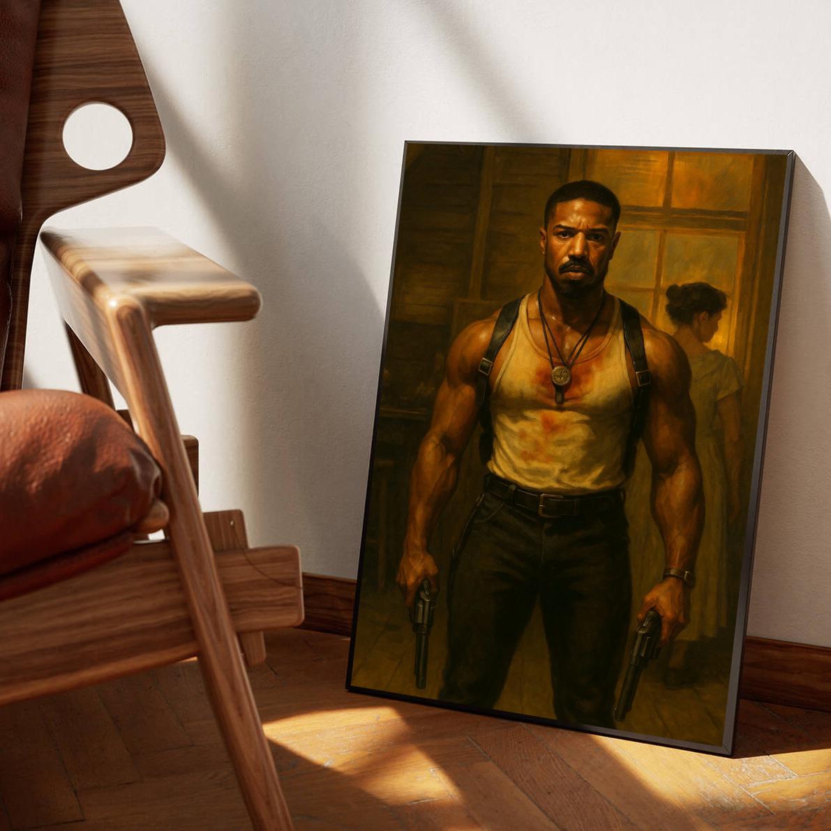 Michael B. Jordan Sinners poster sfeerbeeld 1