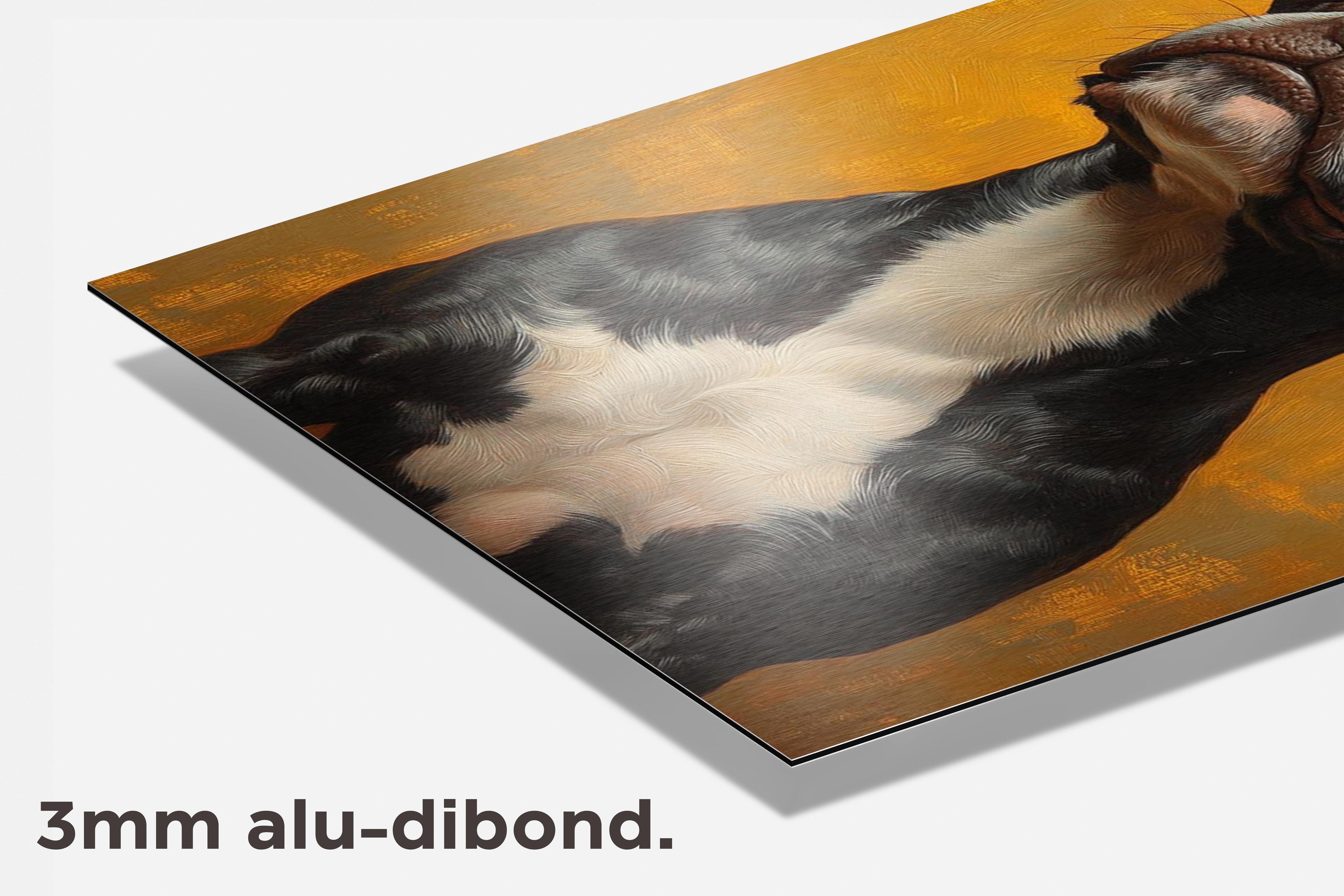 Hond dibond detail