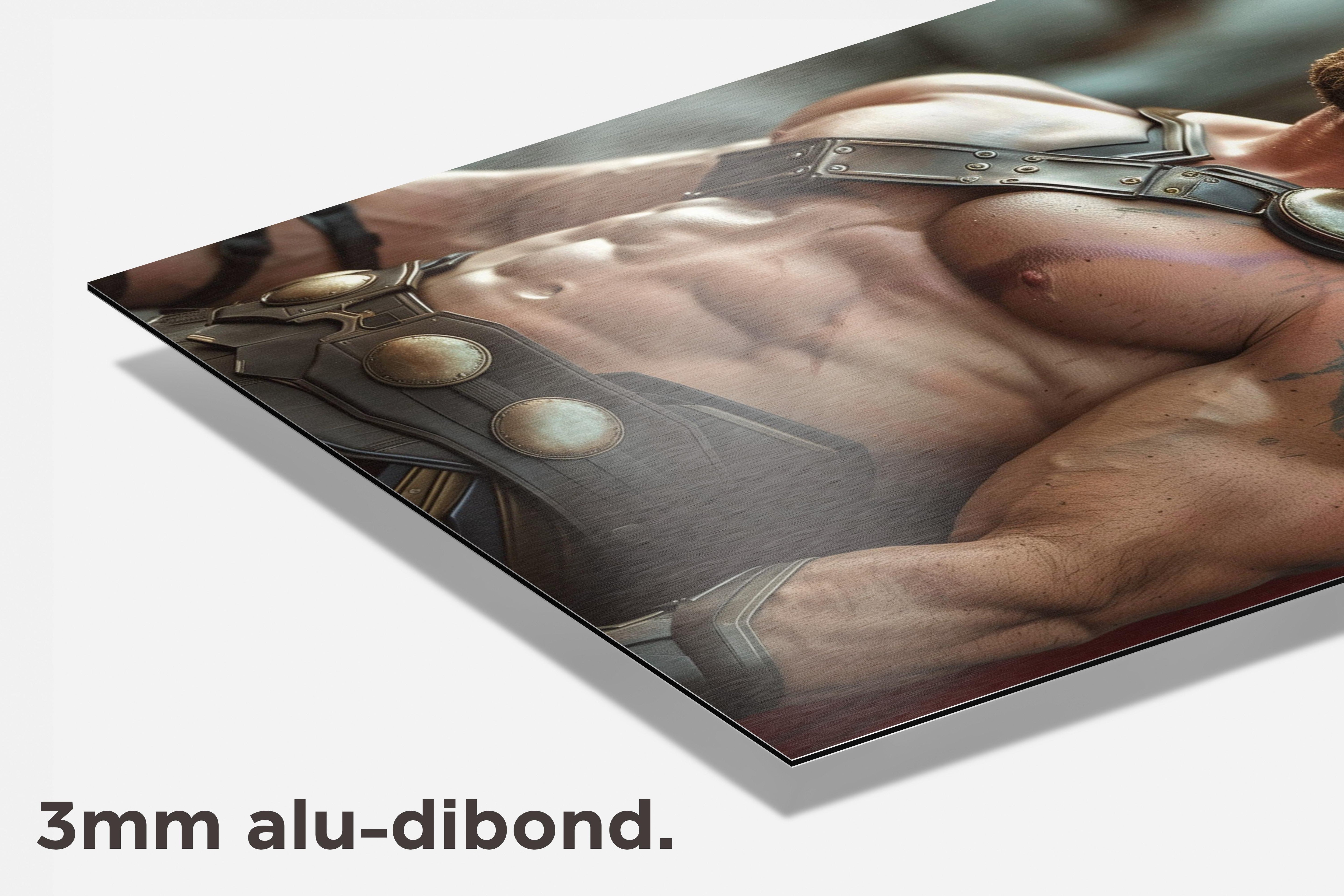 Chris Hemsworth Thor dibond detail