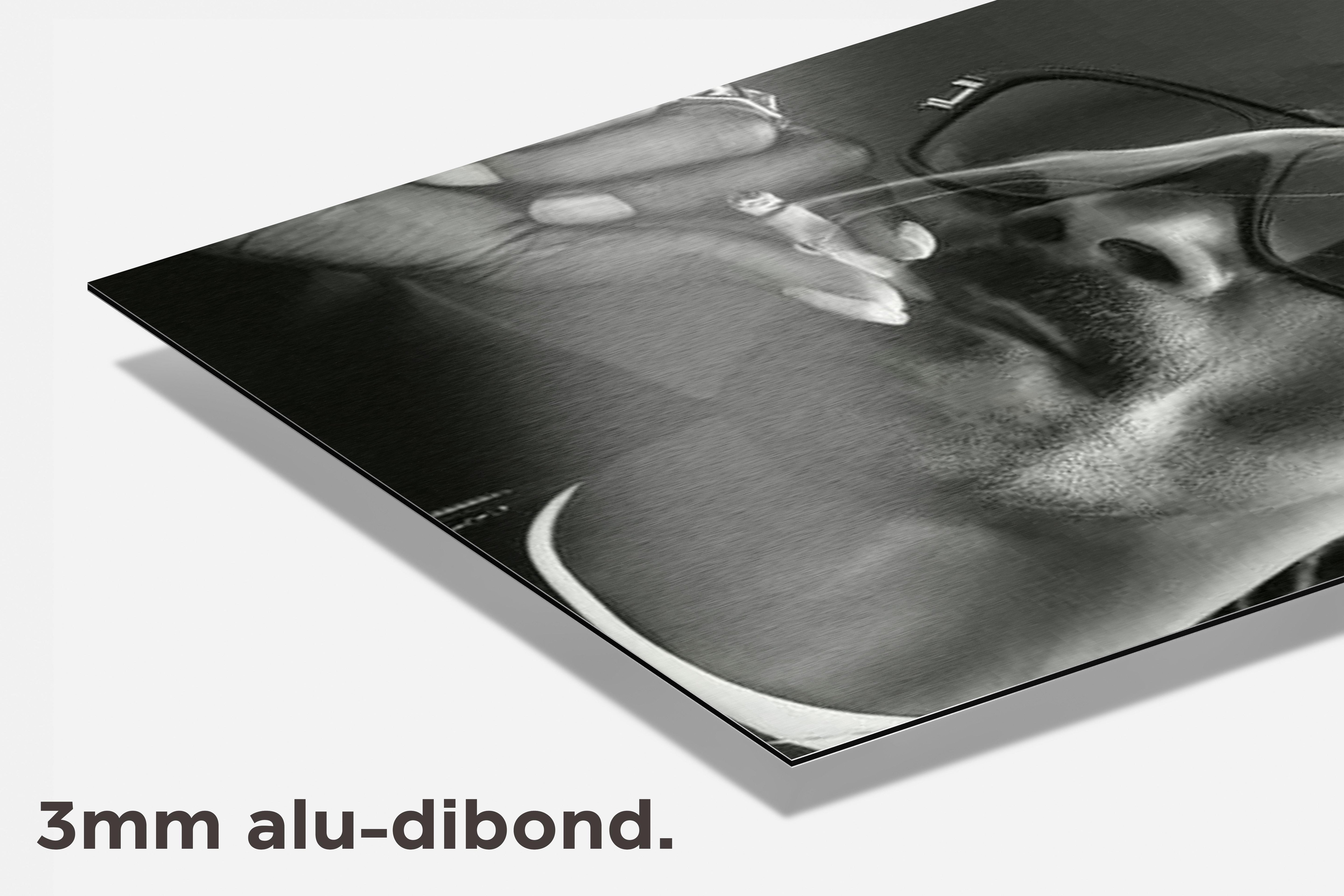 Snoop Dogg dibond detail