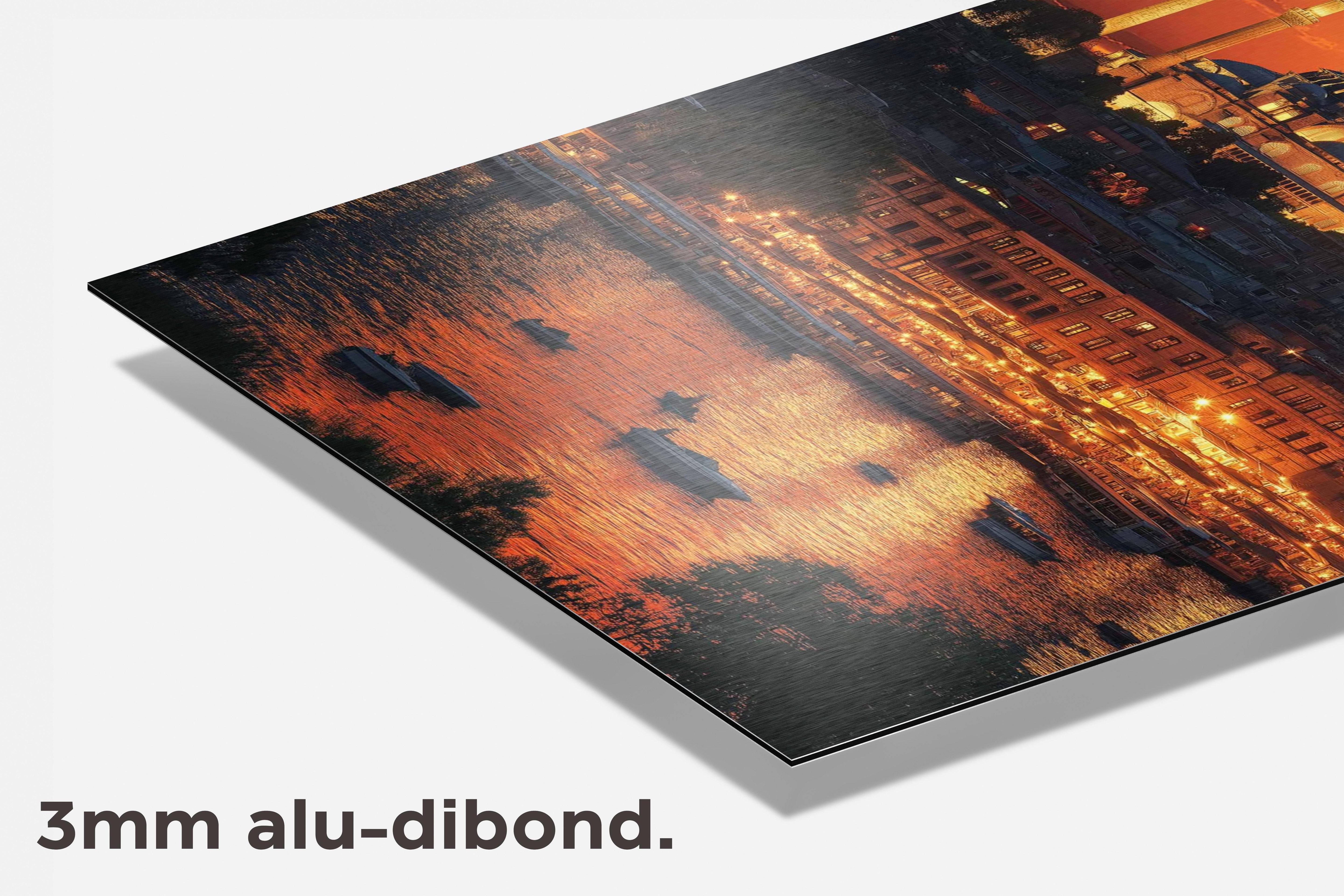 Istanbul Moskee dibond detail