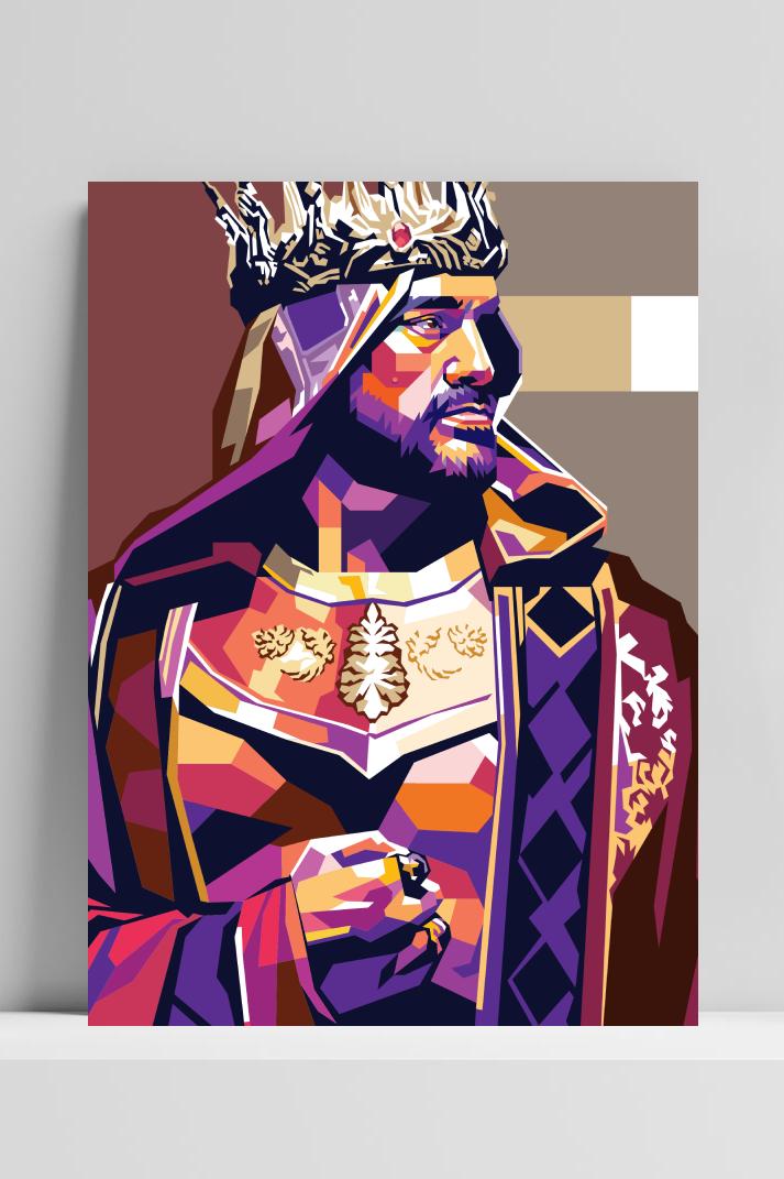 Tyson Fury op 3mm aluminium dibond