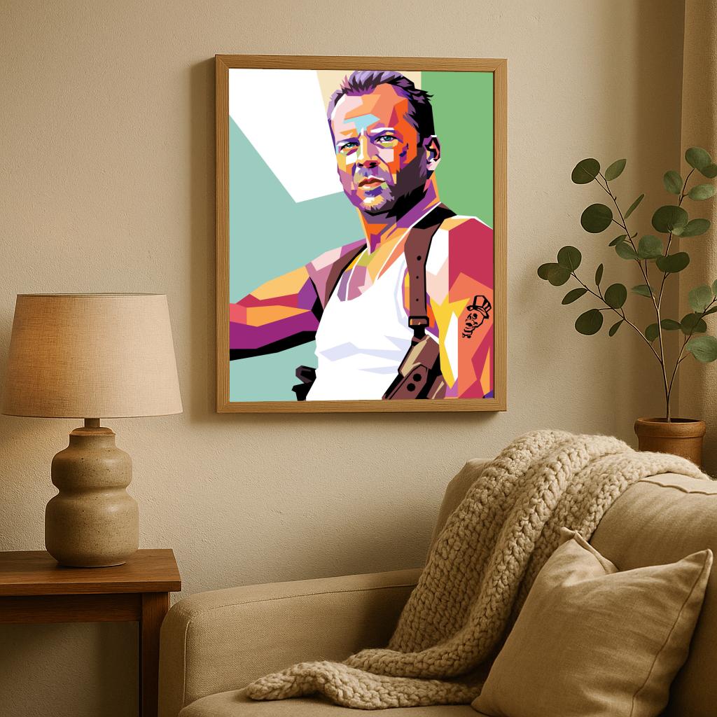 Bruce Willis Die Hard poster sfeerbeeld 2