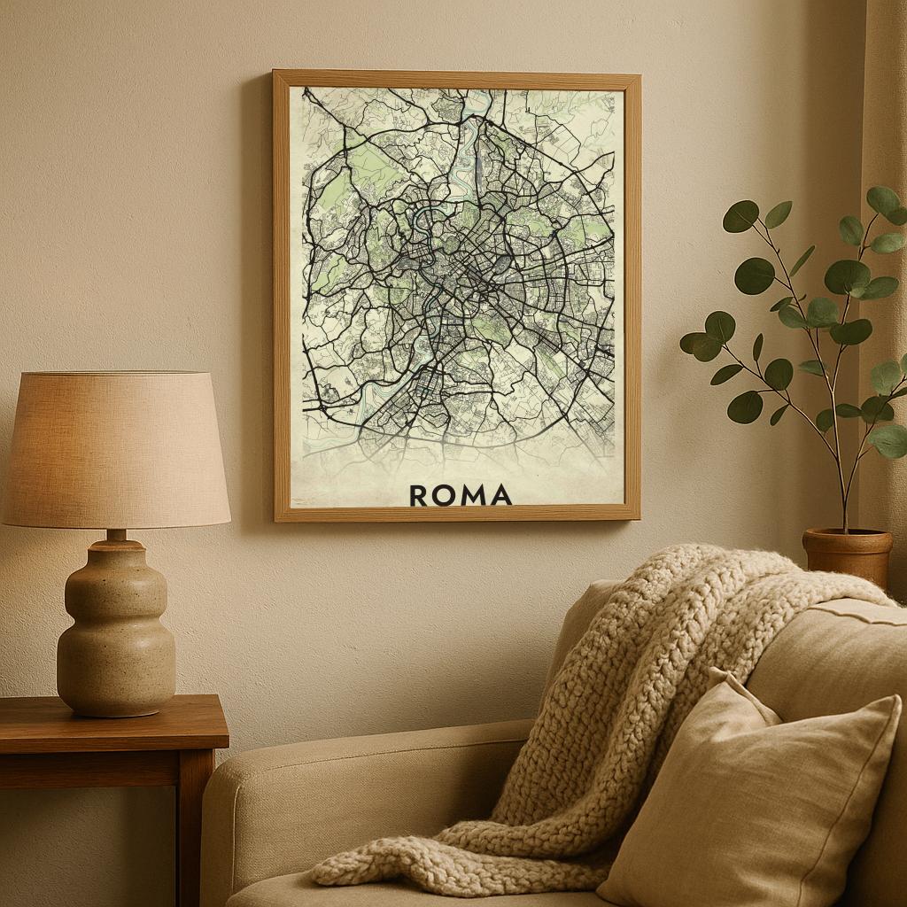 Rome Italy Vintage poster sfeerbeeld 2