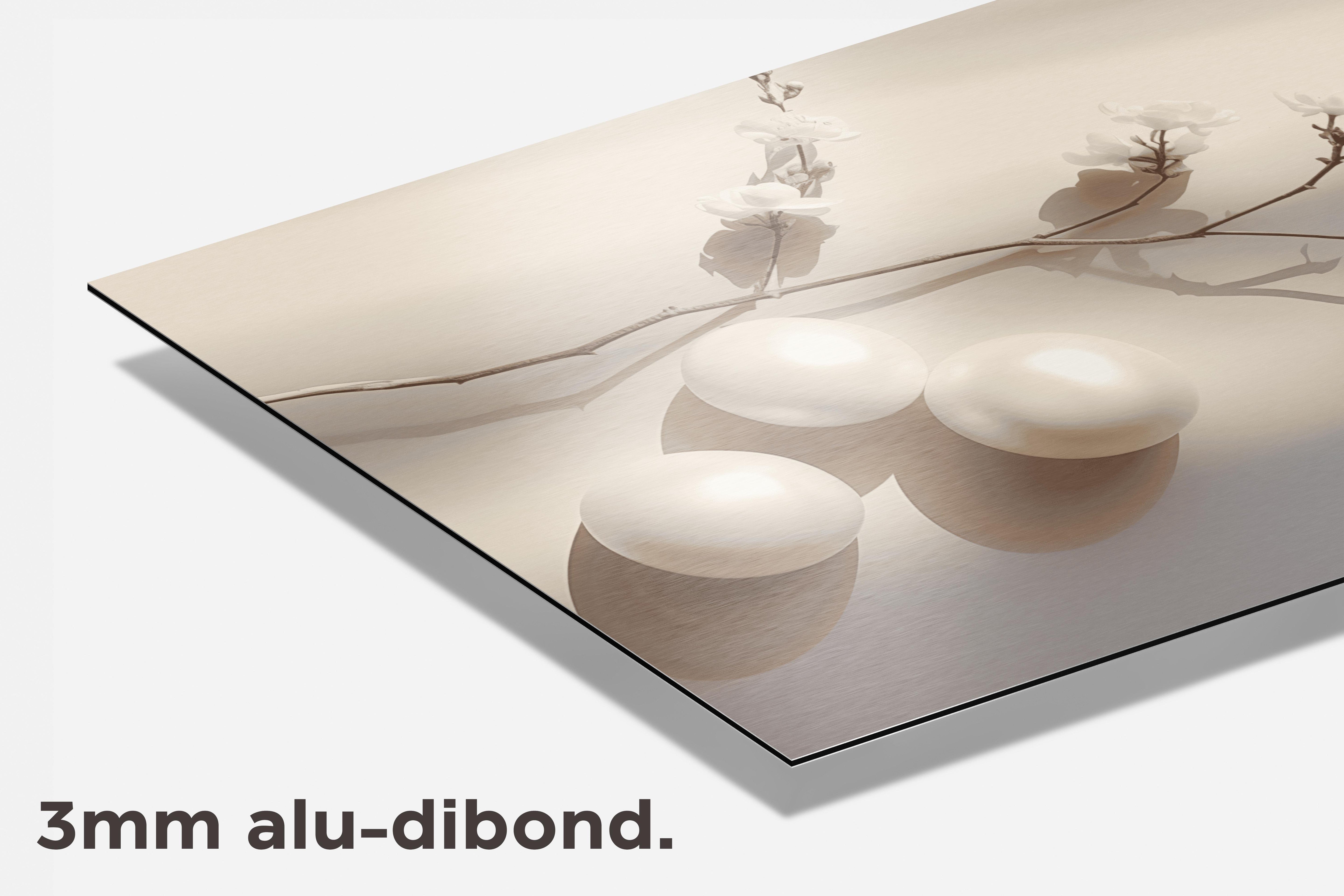 Parels en Bloemen dibond detail